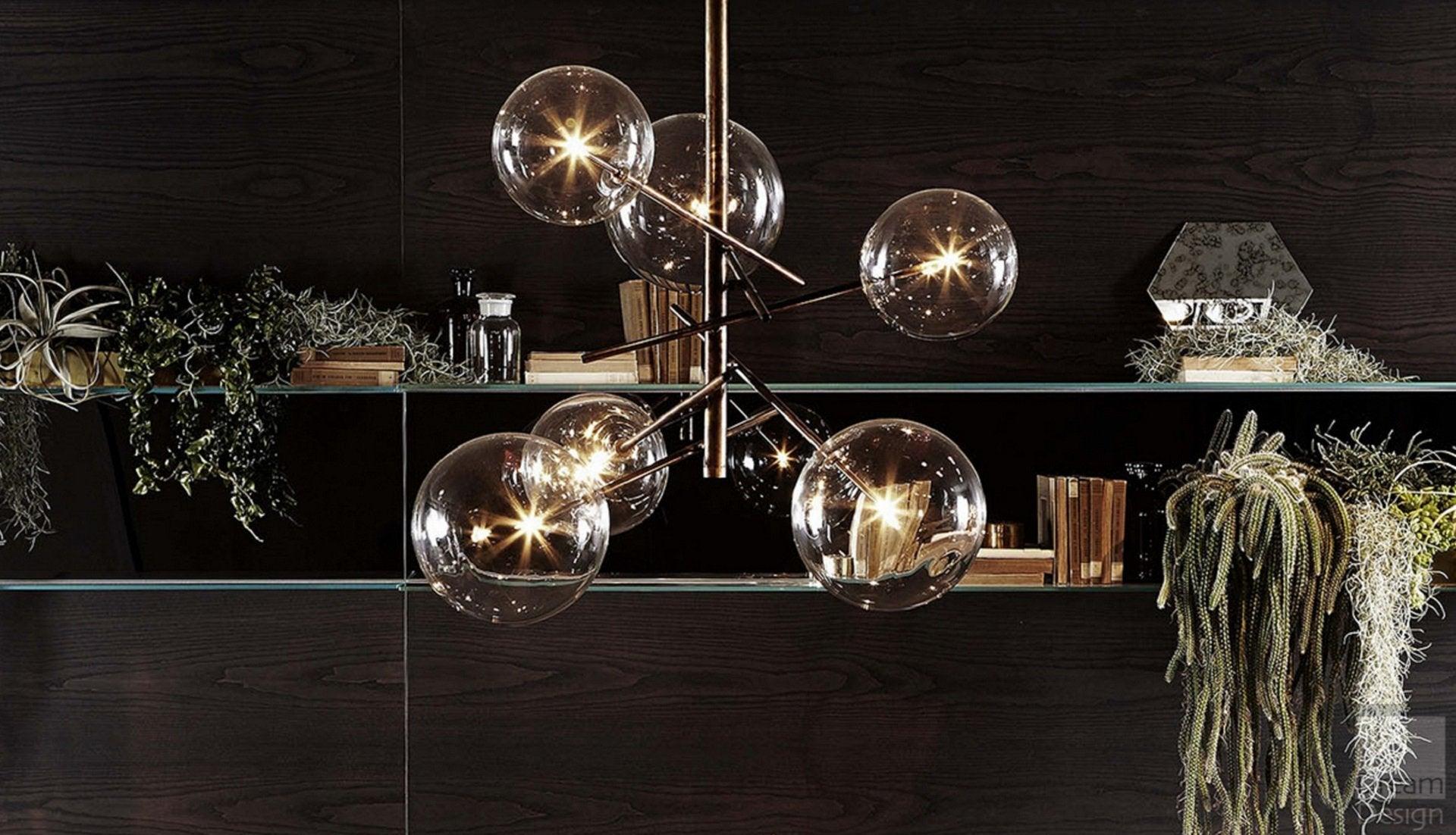Aveno Chandelier LED Clear Crystal-Neutral Decor