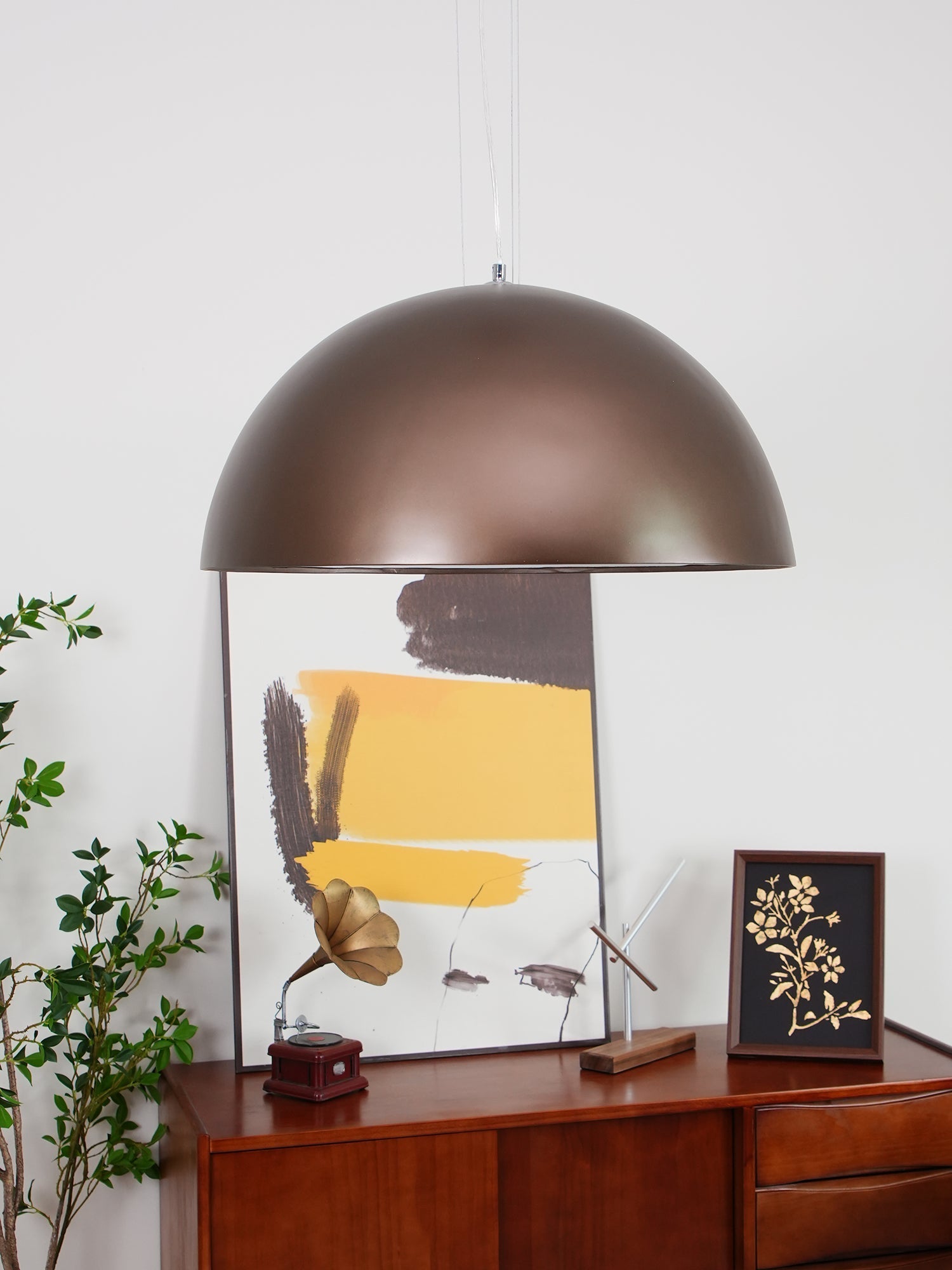 Lustra Pendant Lamp Suspension for Living Room-Neutral Decor