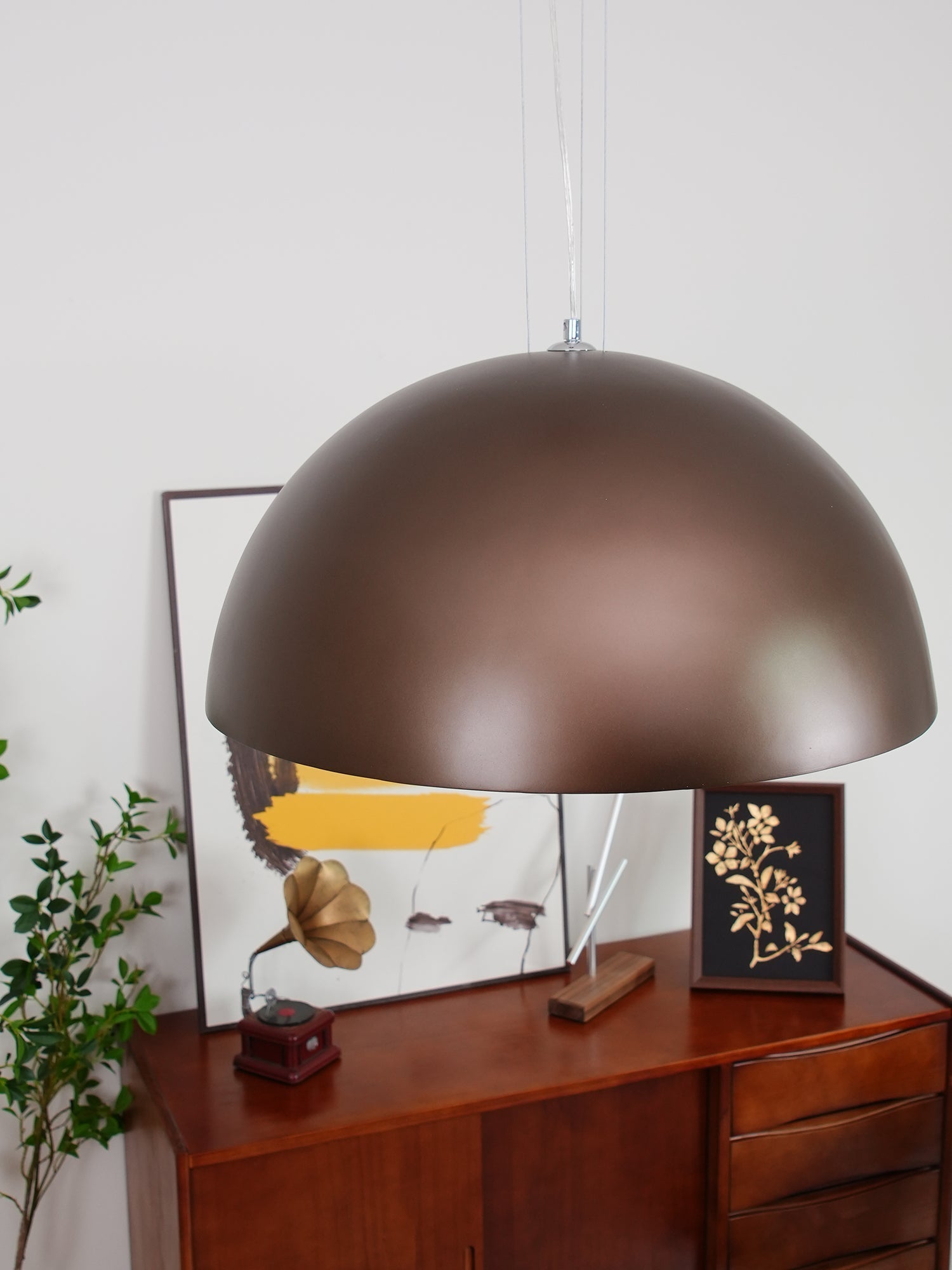 Lustra Pendant Lamp Suspension for Living Room-Neutral Decor