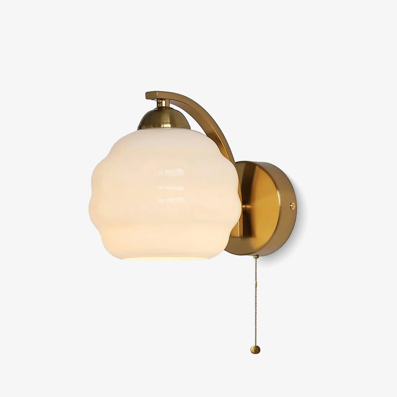 Jasenor Beauty Premium Nordic Art Glass Wall Lamp-Neutral Decor