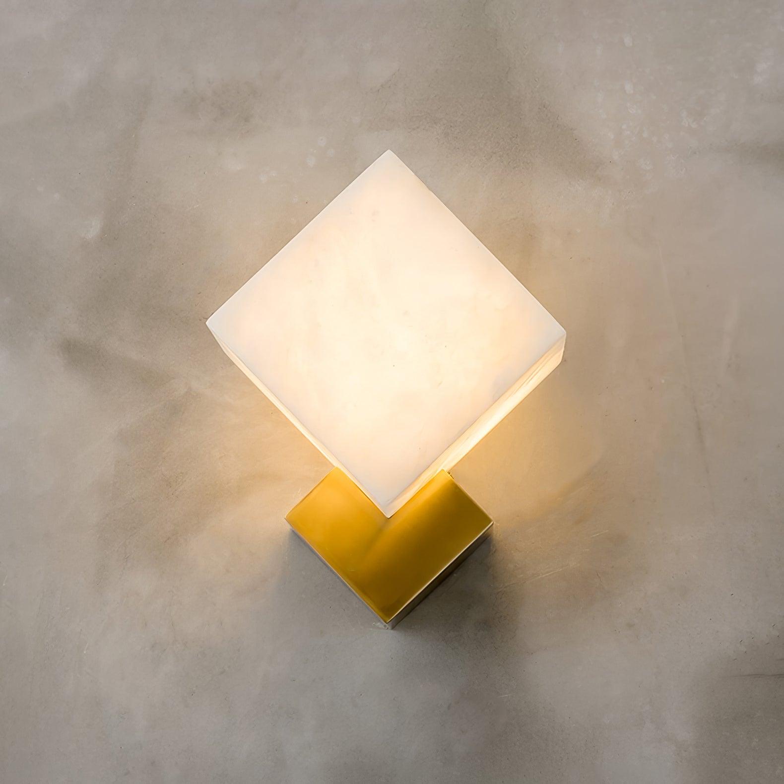 Arden Minimalist Alabaster Wall Light-Neutral Decor