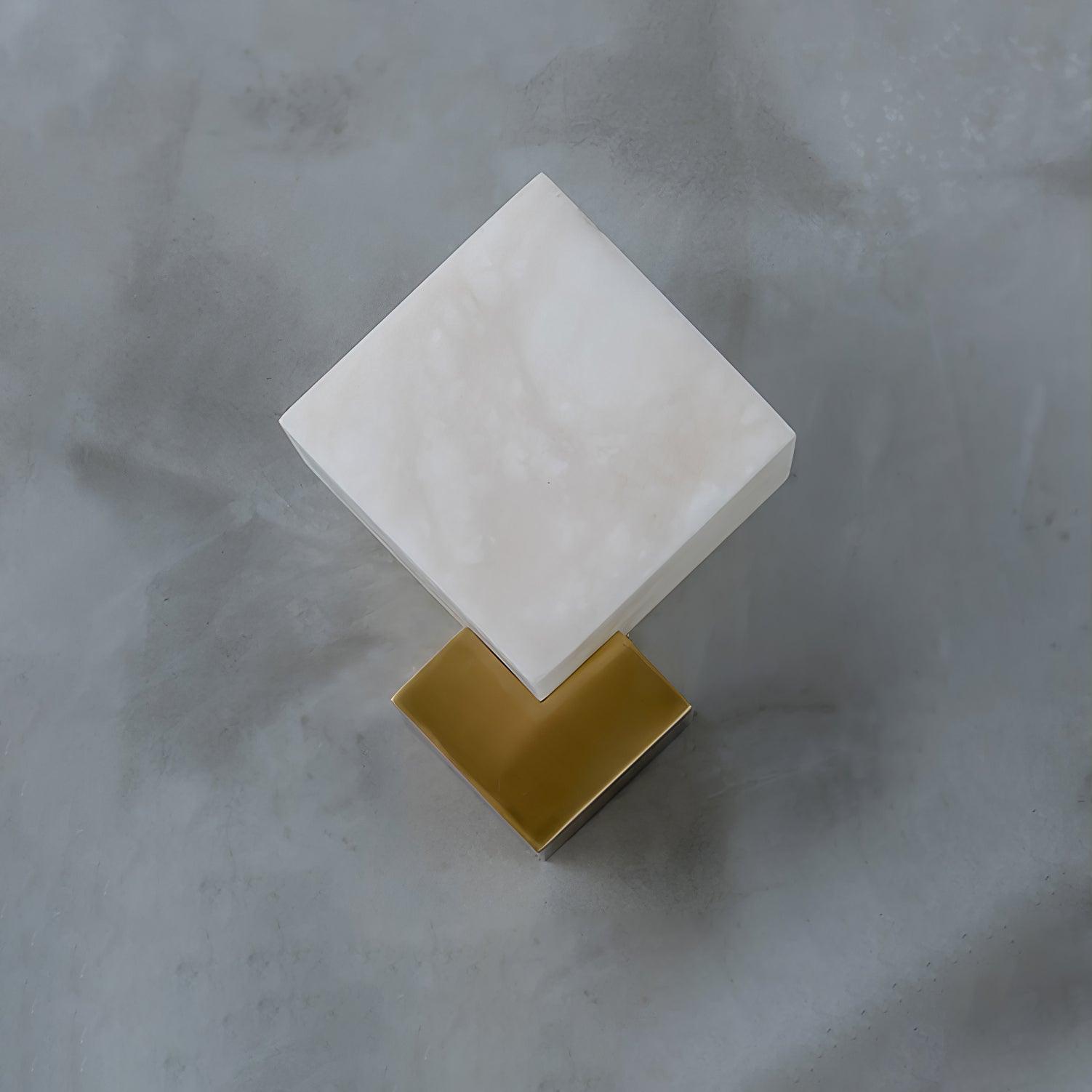 Arden Minimalist Alabaster Wall Light-Neutral Decor