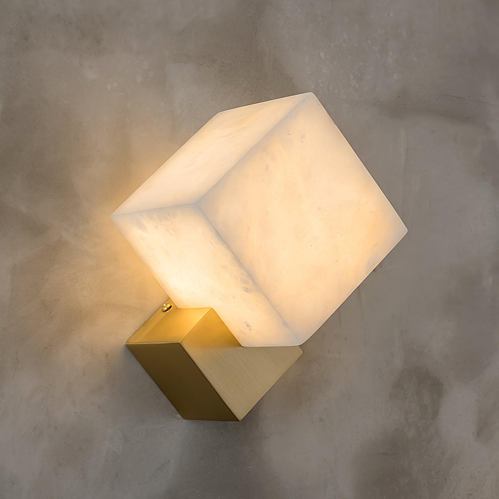 Arden Minimalist Alabaster Wall Light-Neutral Decor