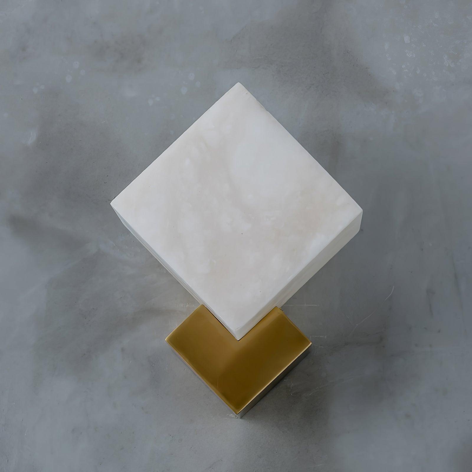 Arden Minimalist Alabaster Wall Light-Neutral Decor
