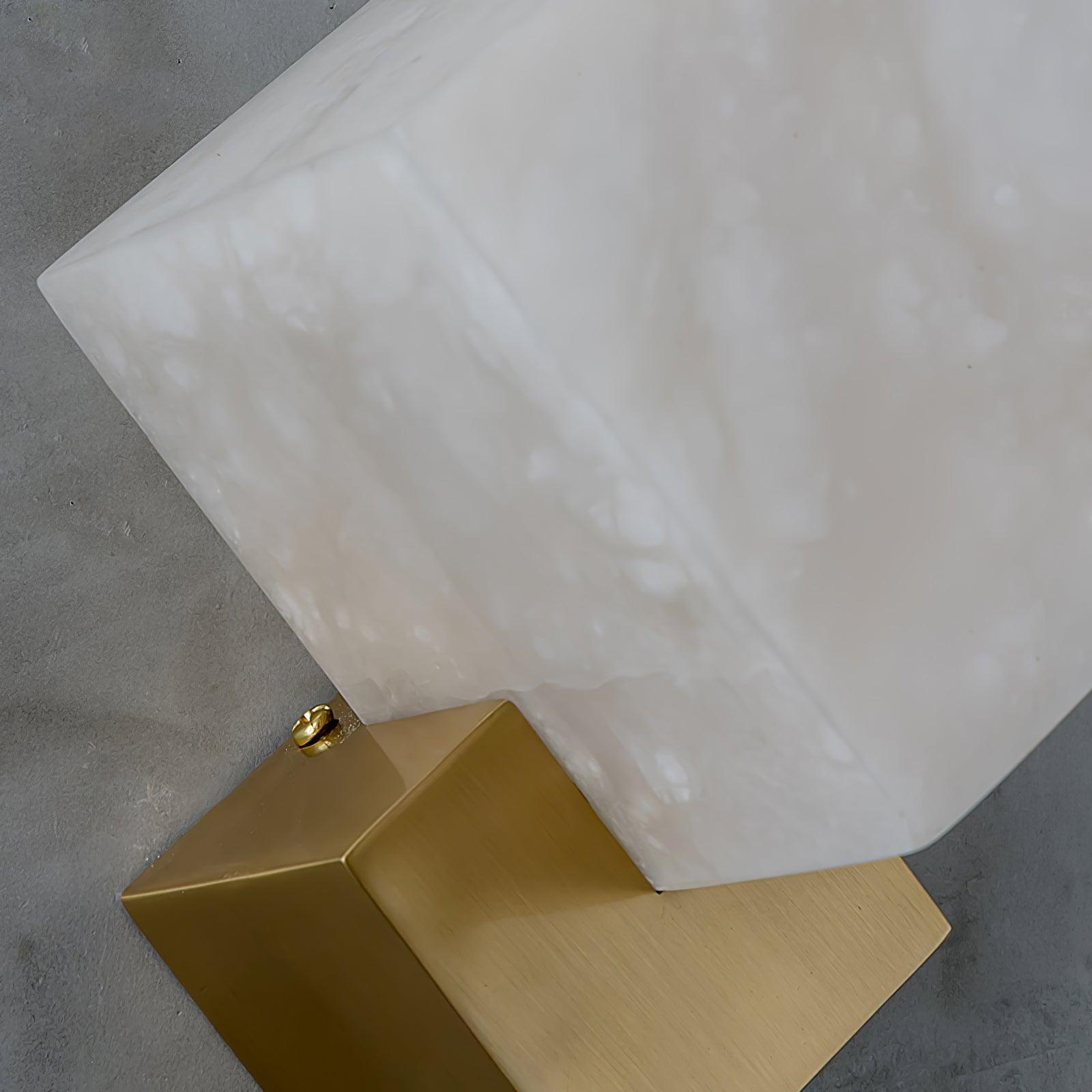 Arden Minimalist Alabaster Wall Light-Neutral Decor