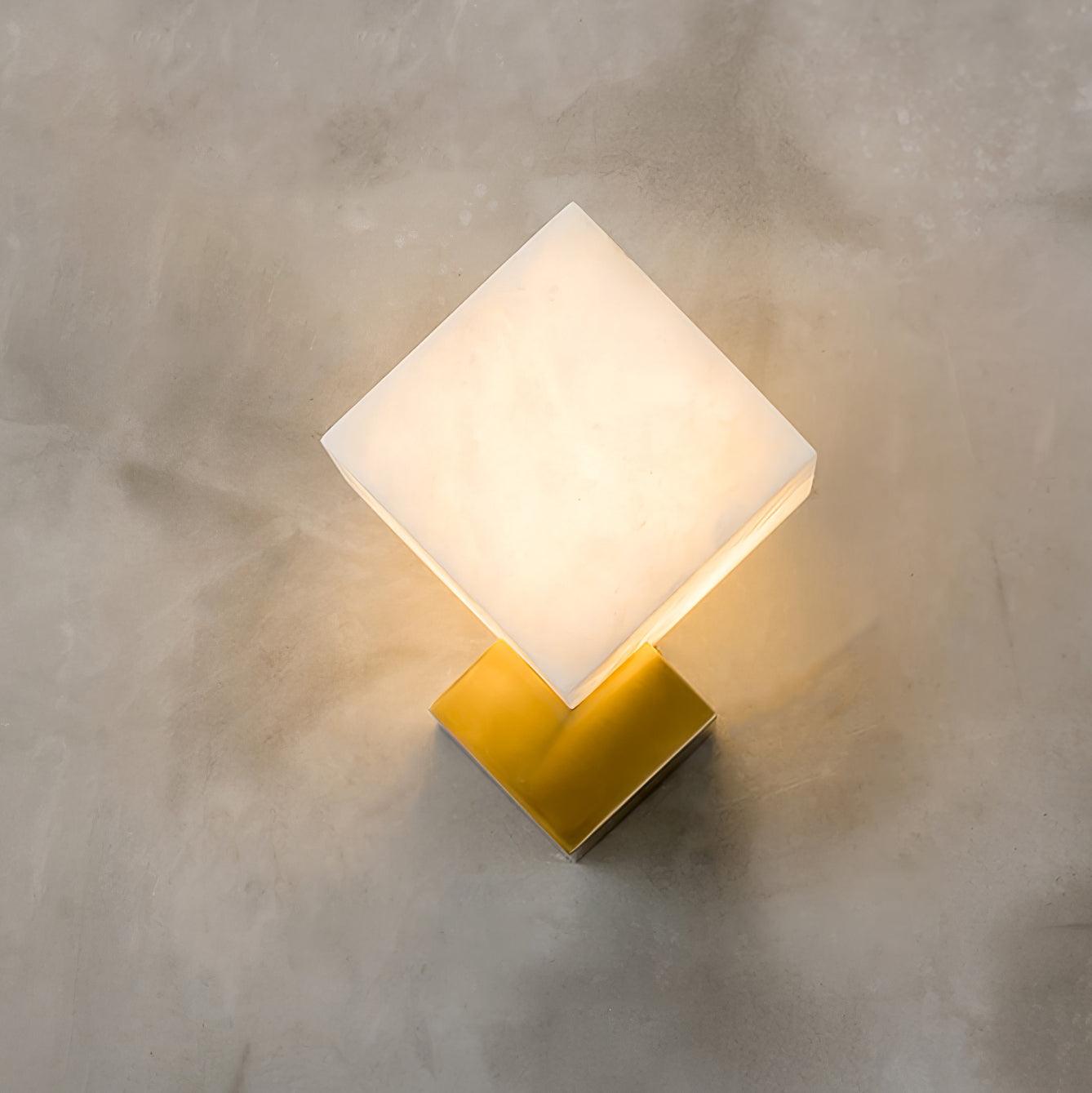 Arden Minimalist Alabaster Wall Light-Neutral Decor