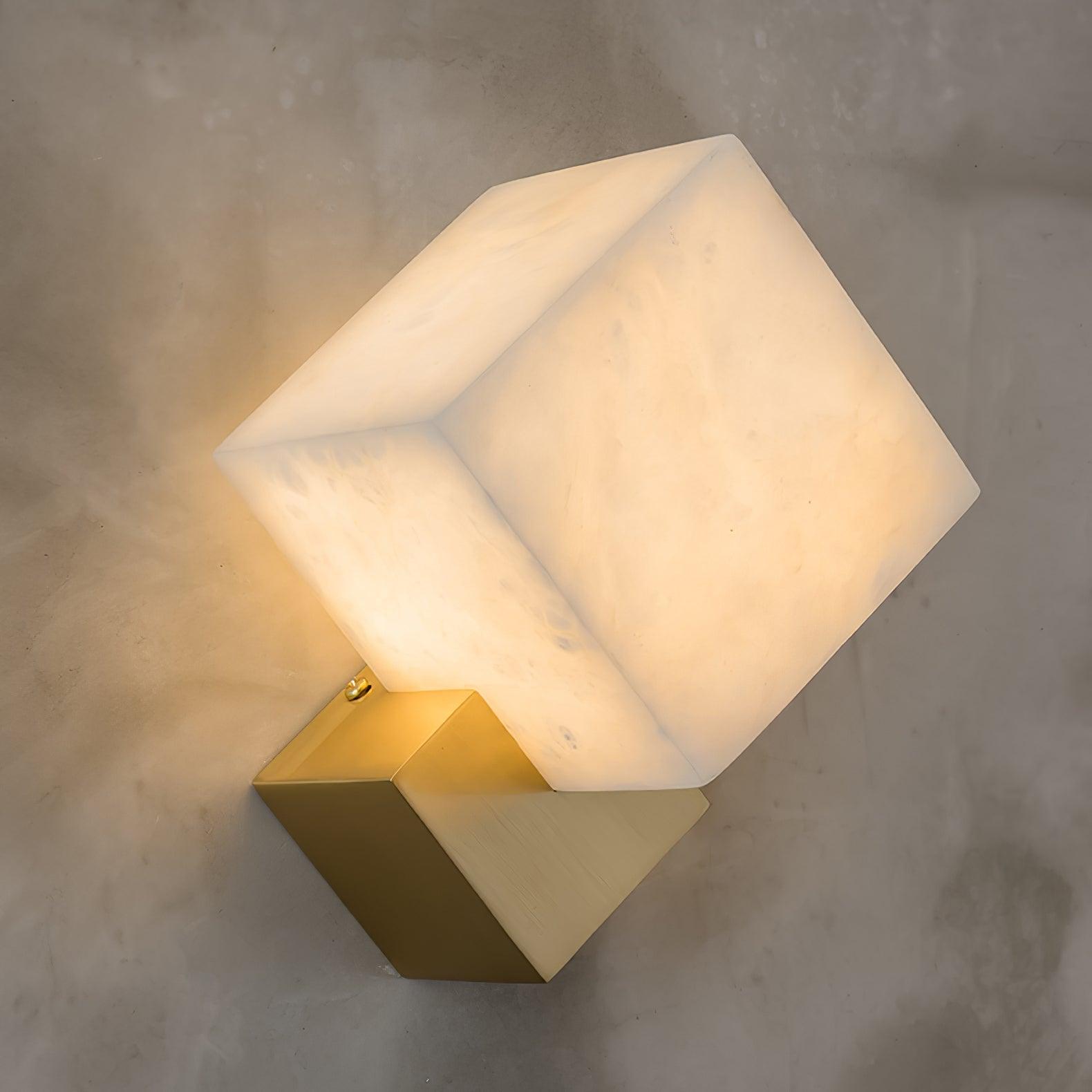 Arden Minimalist Alabaster Wall Light-Neutral Decor