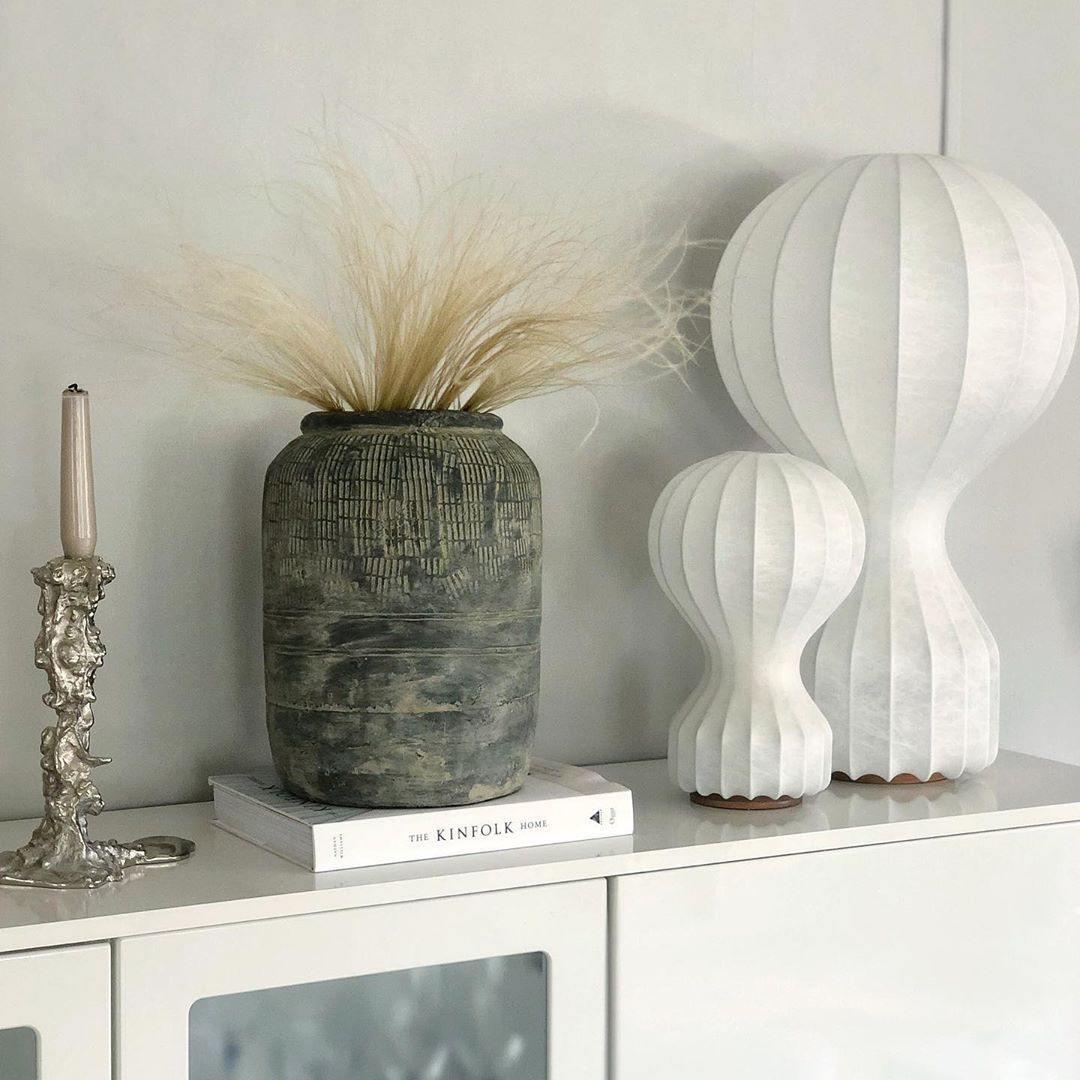 Lirove Steel Sculptural Table Lamp-Neutral Decor