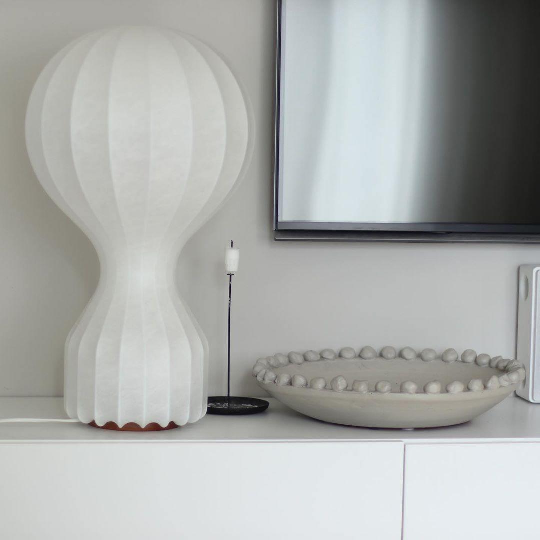 Lirove Steel Sculptural Table Lamp-Neutral Decor