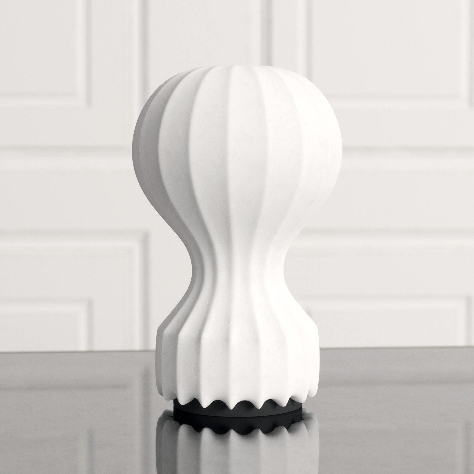 Lirove Steel Sculptural Table Lamp-Neutral Decor