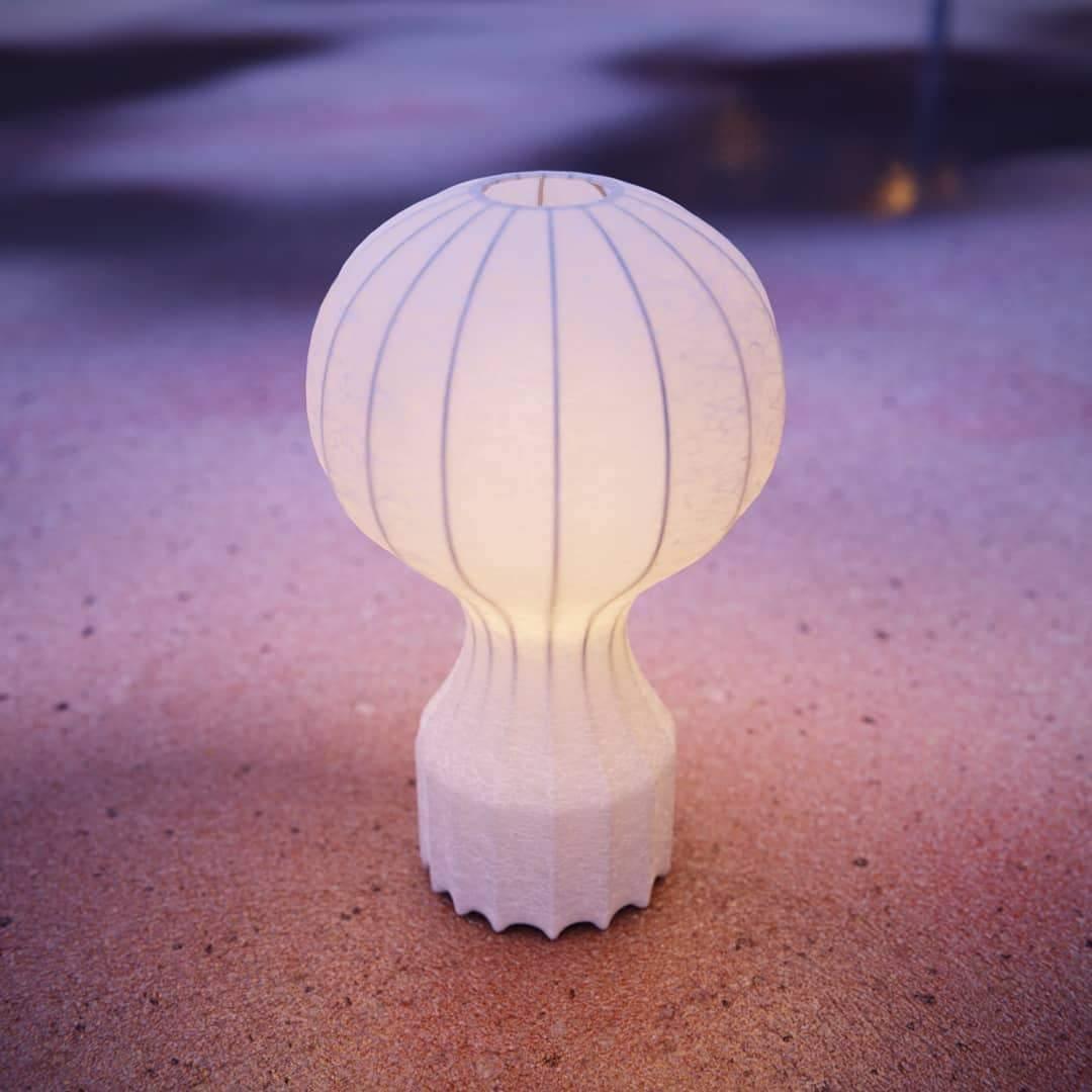 Lirove Steel Sculptural Table Lamp-Neutral Decor