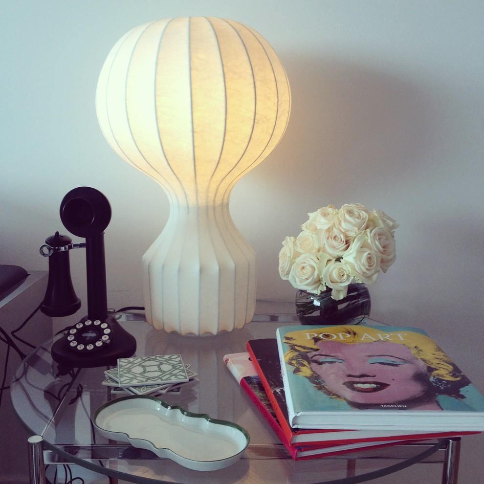 Lirove Steel Sculptural Table Lamp-Neutral Decor