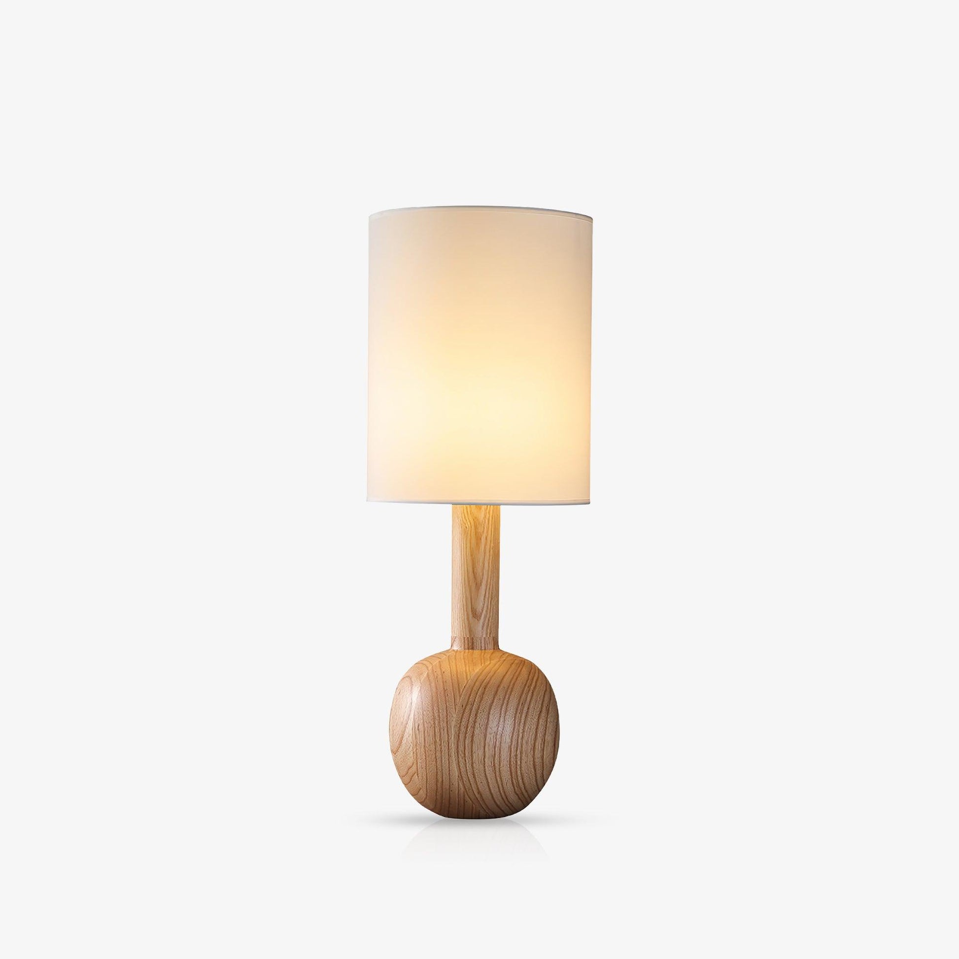 Ravmis Wooden Rustic Table Lamp-Neutral Decor