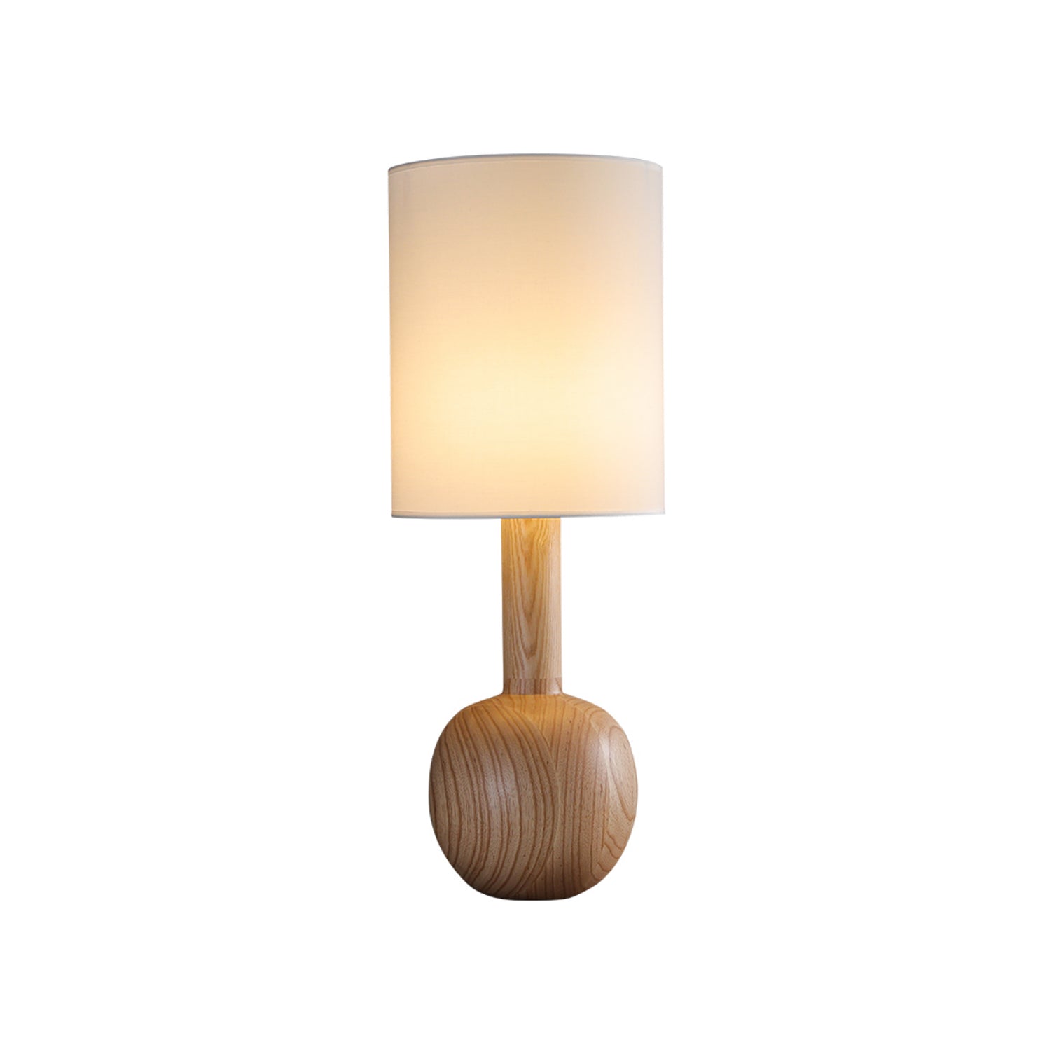 Ravmis Wooden Rustic Table Lamp-Neutral Decor