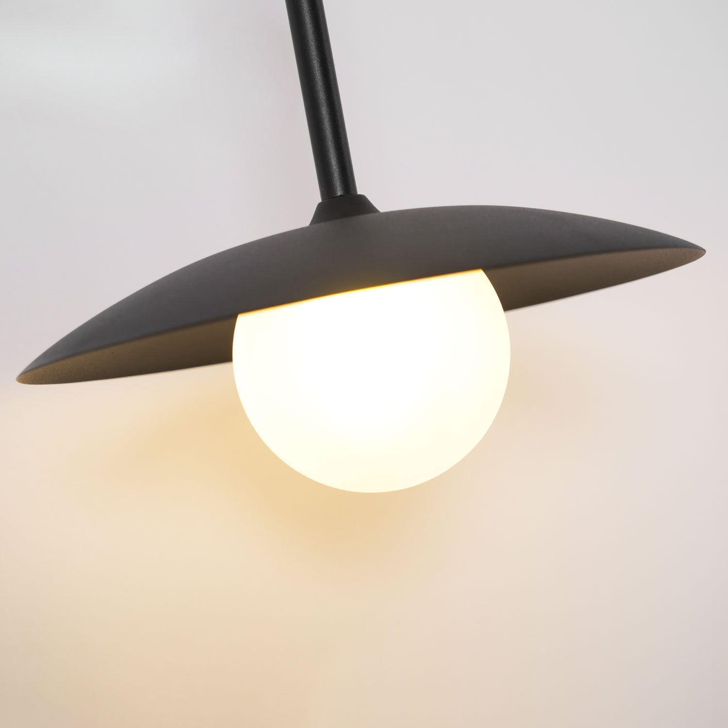 Paxon Swing Arm Plug-in Glass Wall Lamp-Neutral Decor