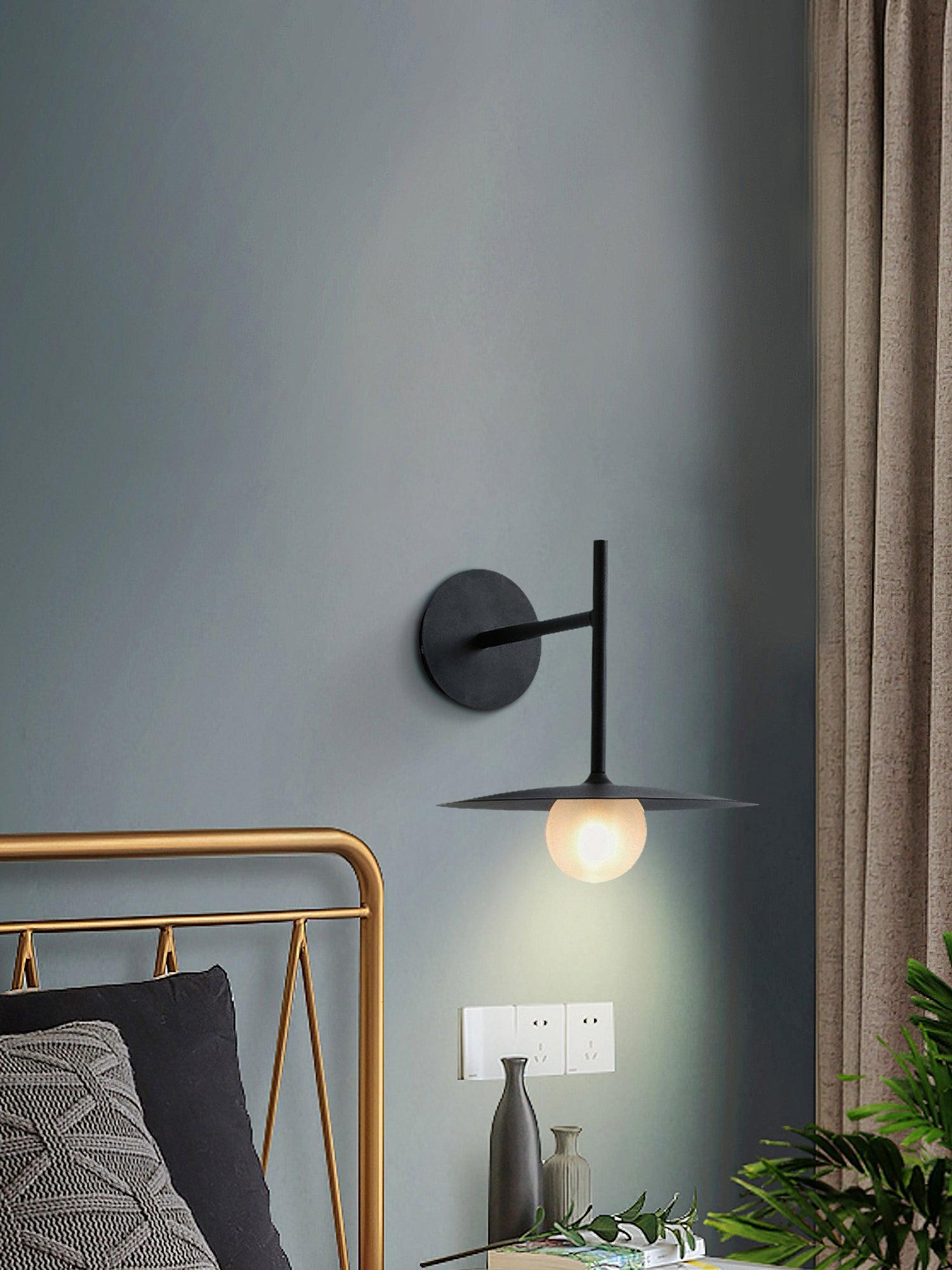 Orsilus Vintage Industrial Plug-In Wall Lamp-Neutral Decor
