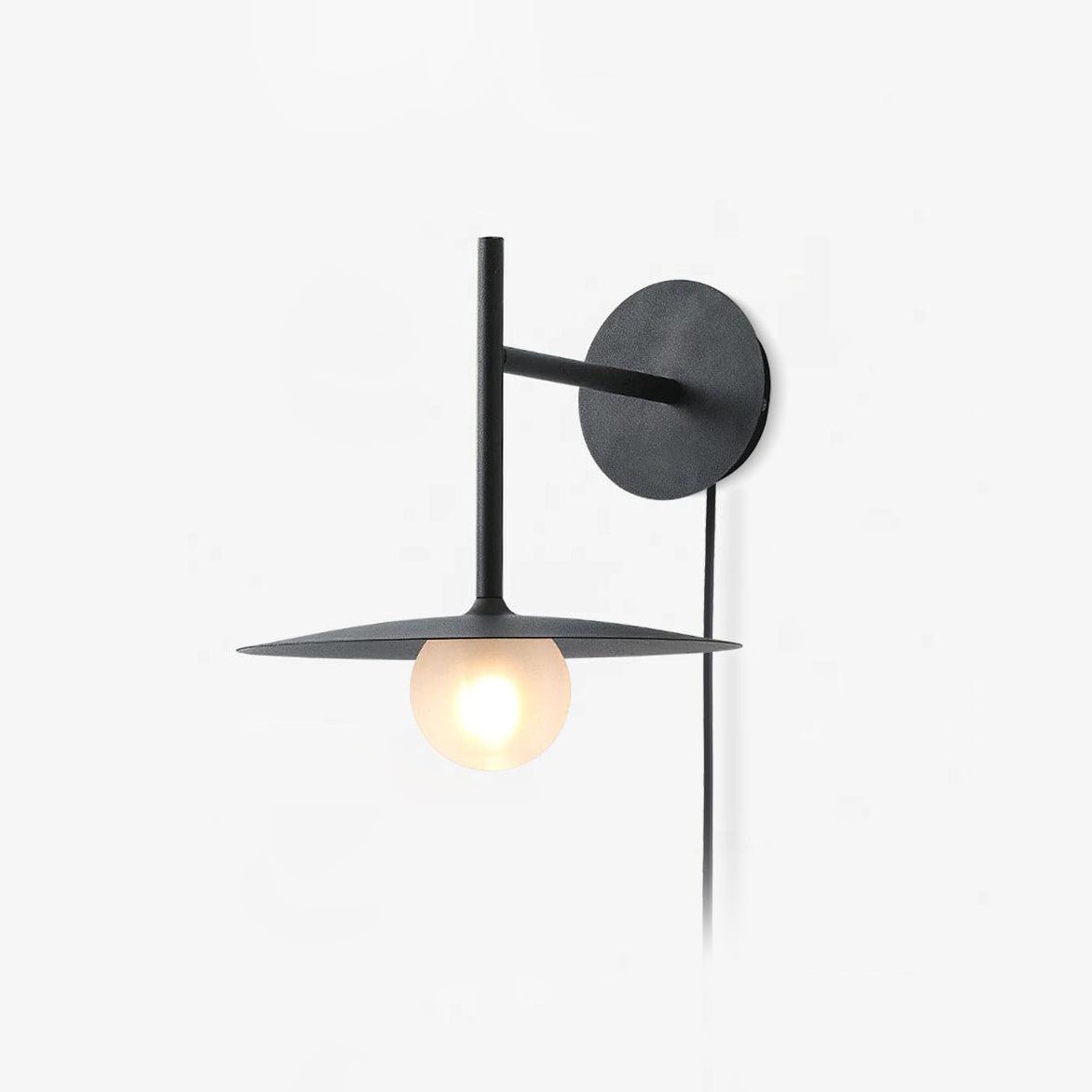 Orsilus Vintage Industrial Plug-In Wall Lamp-Neutral Decor