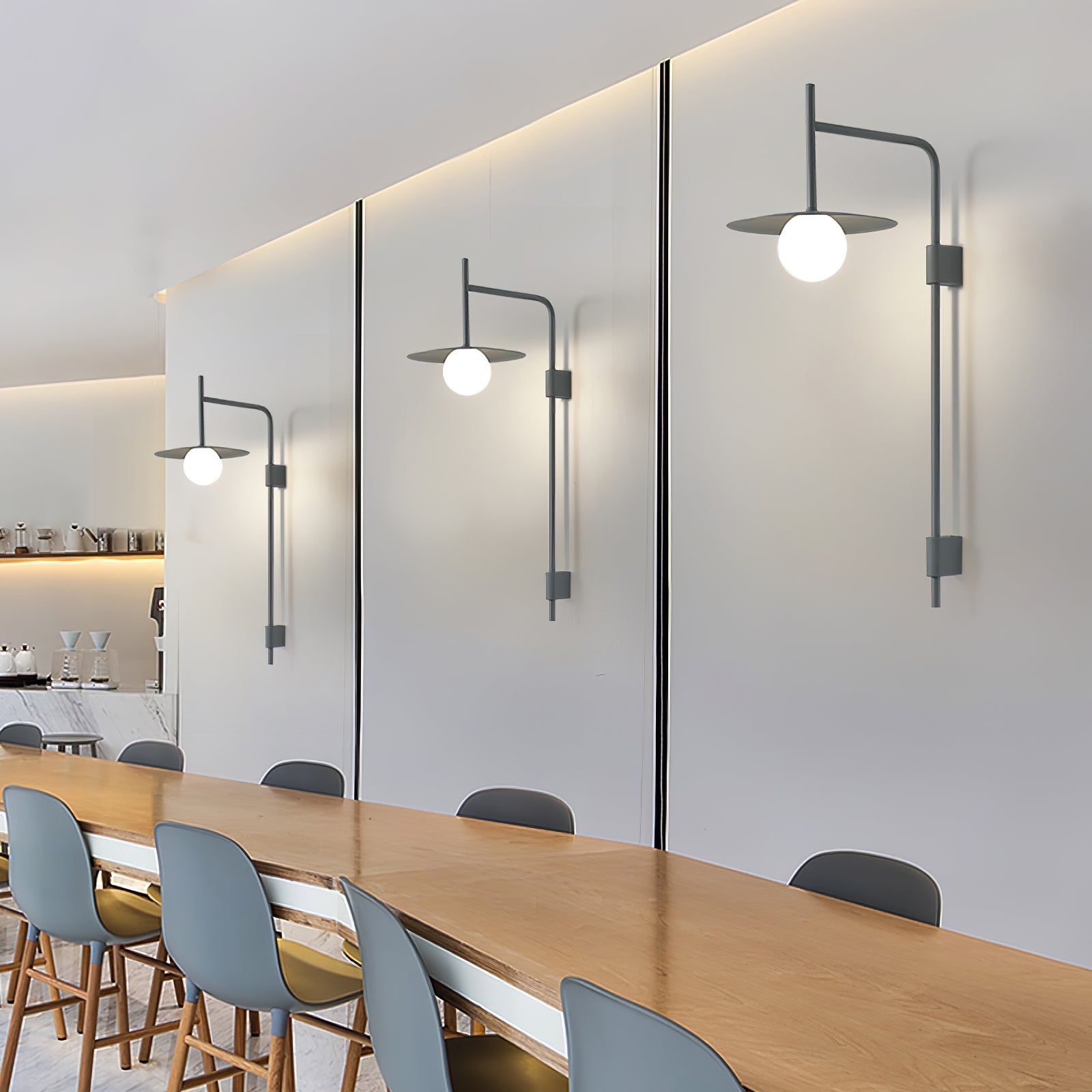 Paxon Swing Arm Plug-in Glass Wall Lamp-Neutral Decor