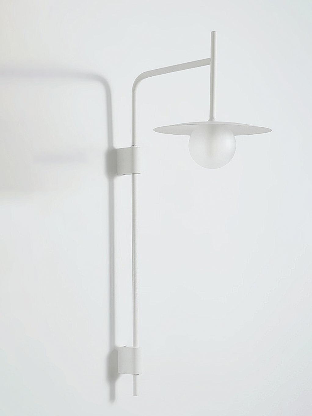 Paxon Swing Arm Plug-in Glass Wall Lamp-Neutral Decor