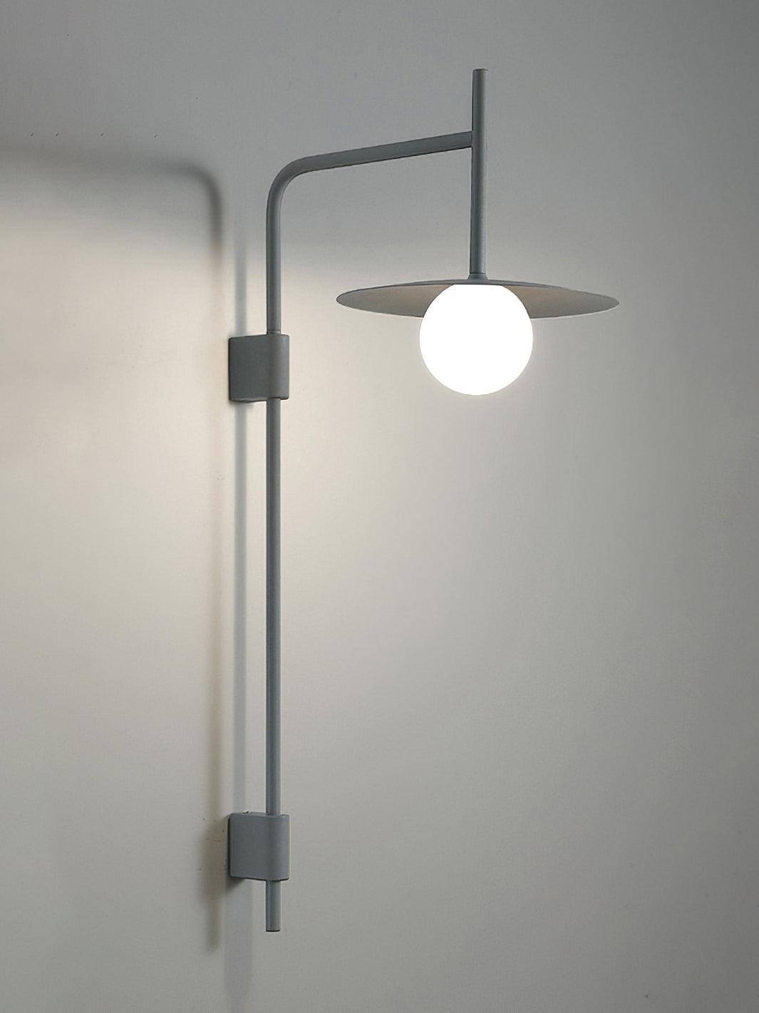 Paxon Swing Arm Plug-in Glass Wall Lamp-Neutral Decor