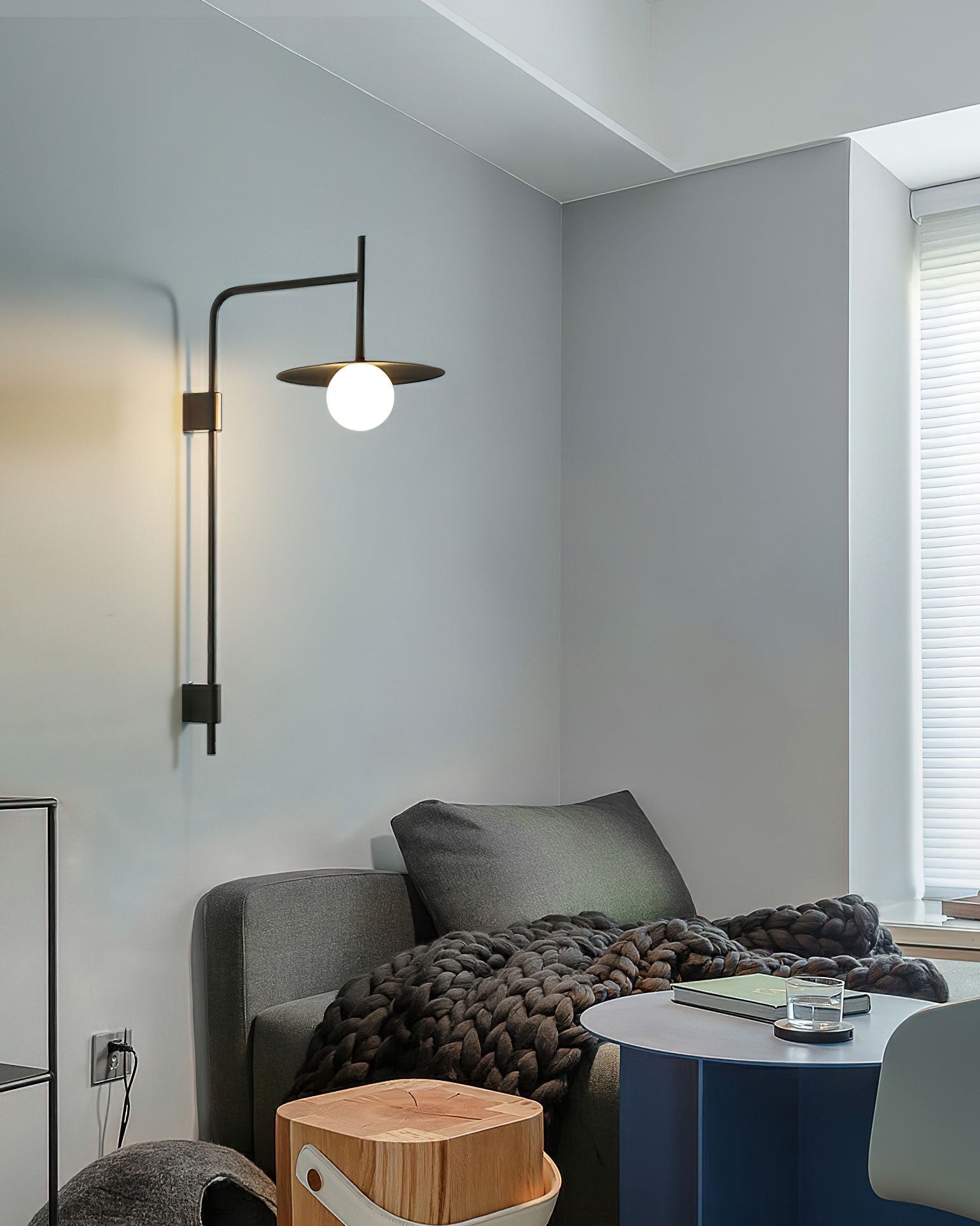 Dalem Wall Light Modern Minimalist Glass-Neutral Decor
