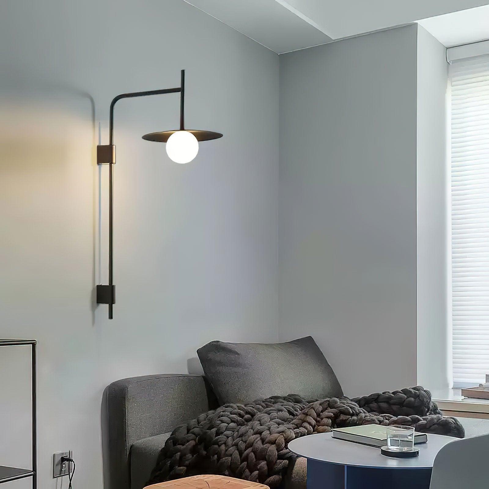 Dalem Wall Light Modern Minimalist Glass-Neutral Decor