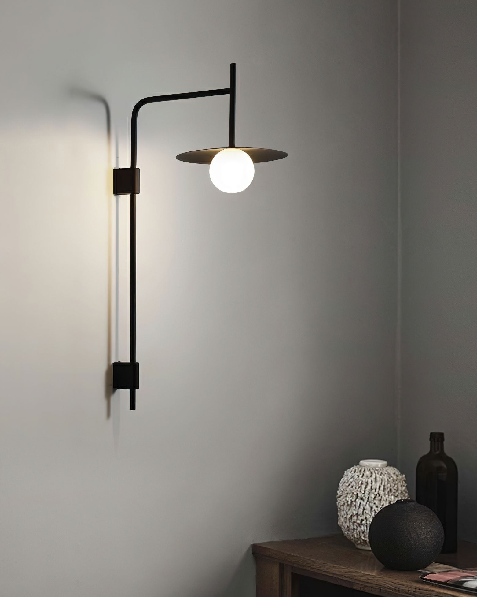 Dalem Wall Light Modern Minimalist Glass-Neutral Decor