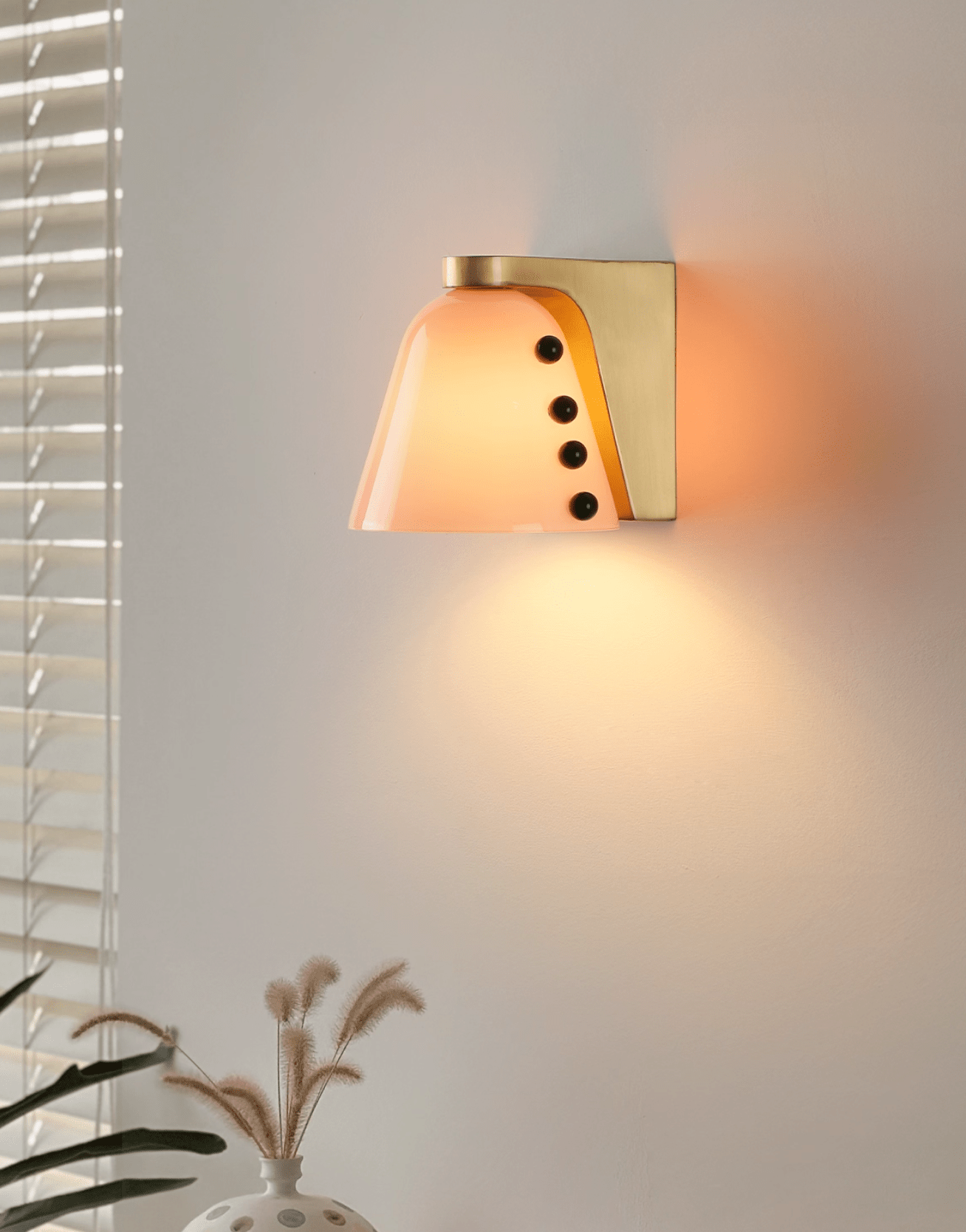 Jude Art Deco Glass Wall Lamp-Neutral Decor