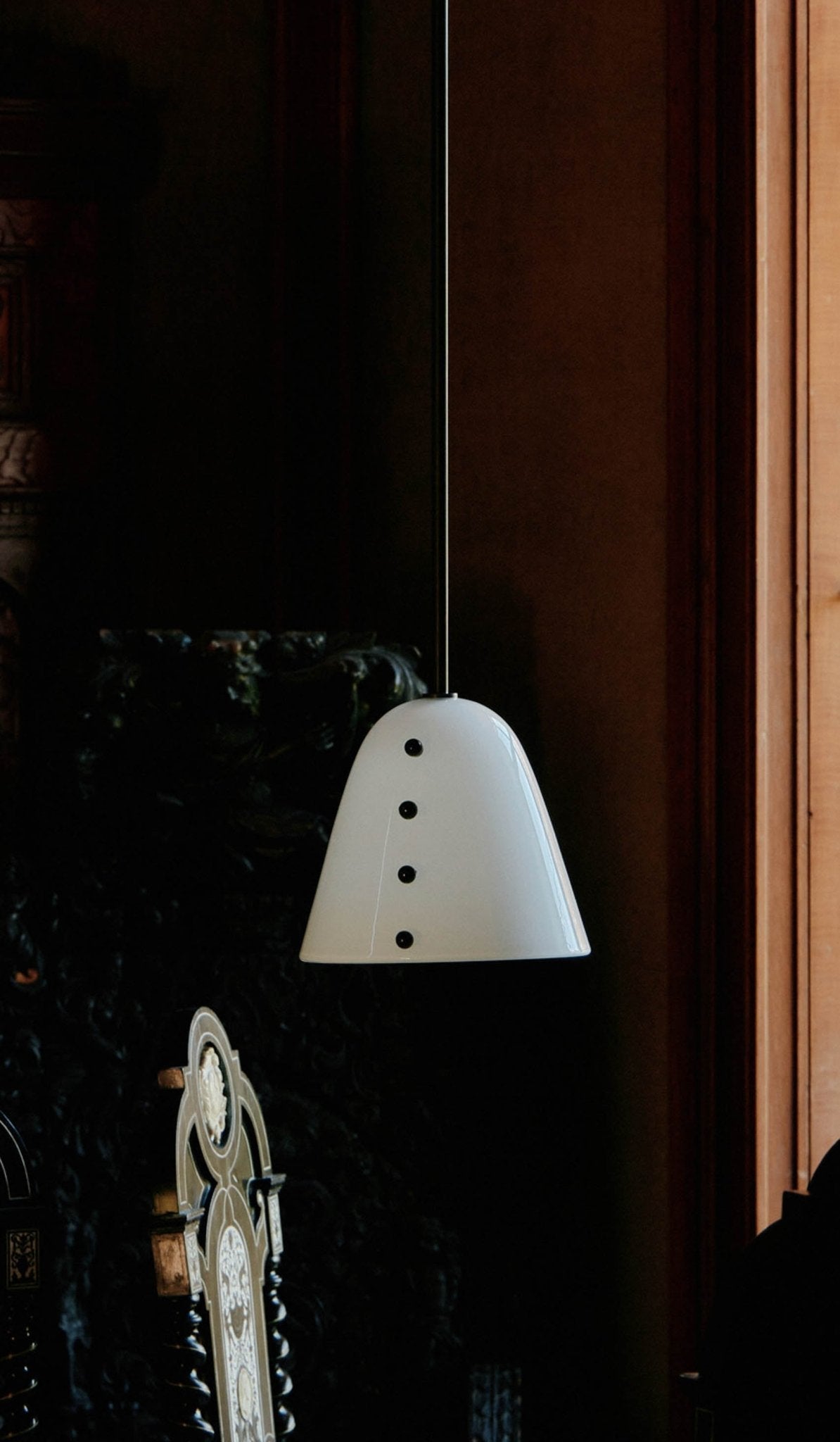Lola Contemporary Glass Pendant Lamp-Neutral Decor