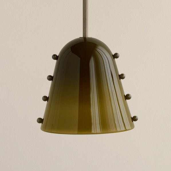 Lola Contemporary Glass Pendant Lamp-Neutral Decor