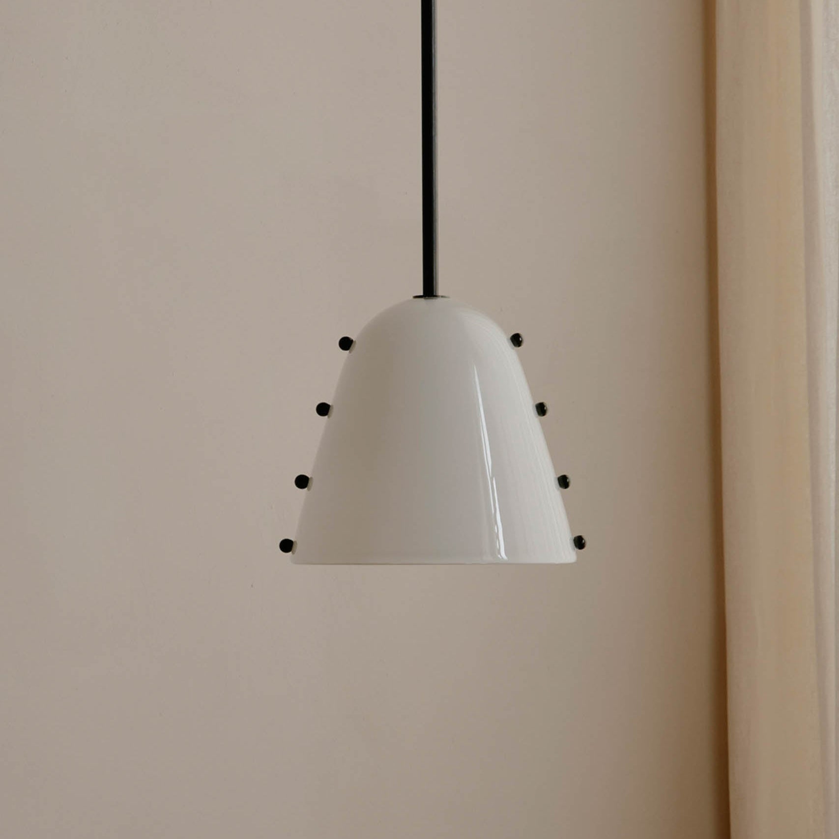 Lola Contemporary Glass Pendant Lamp-Neutral Decor