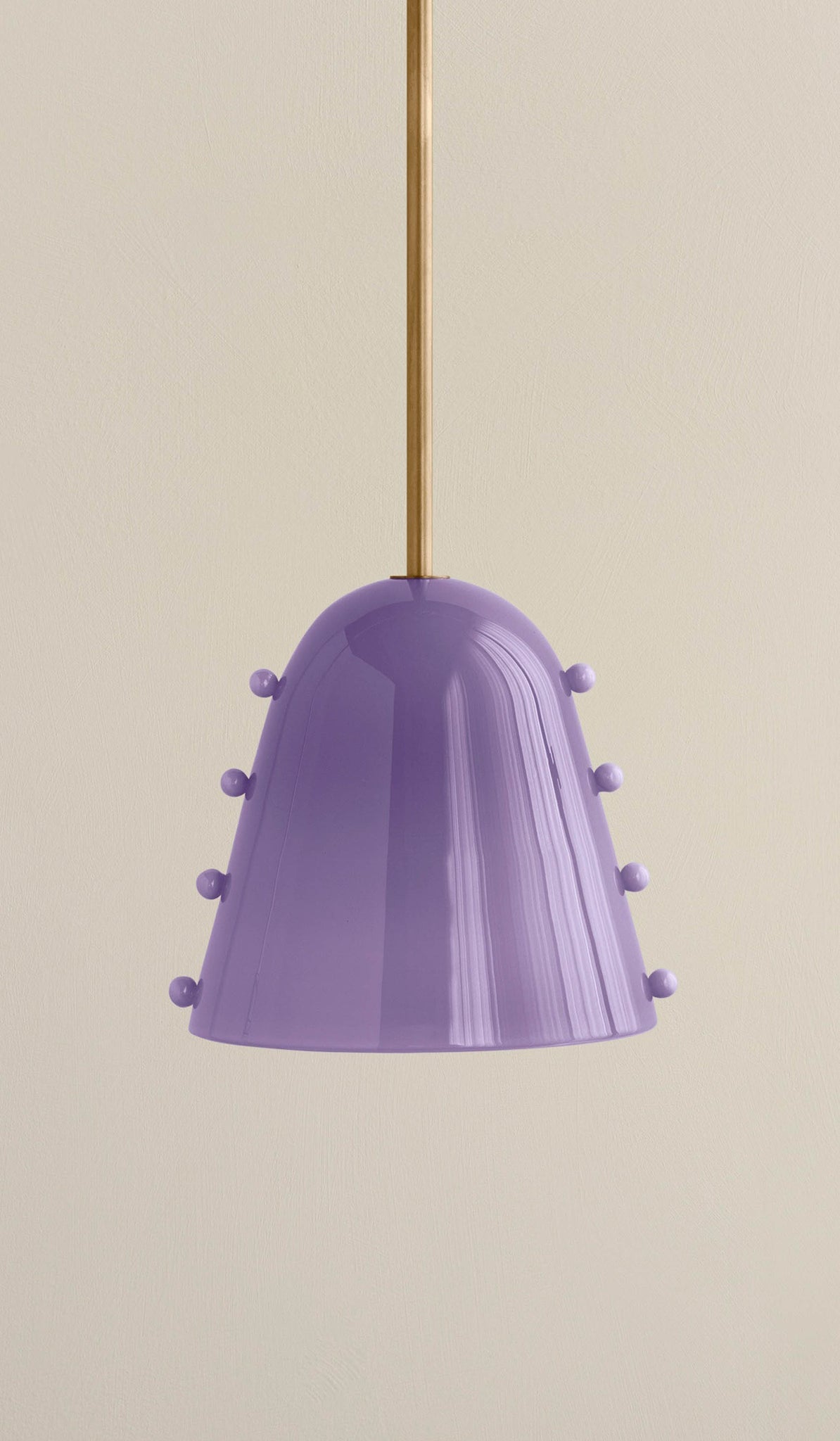 Lola Contemporary Glass Pendant Lamp-Neutral Decor
