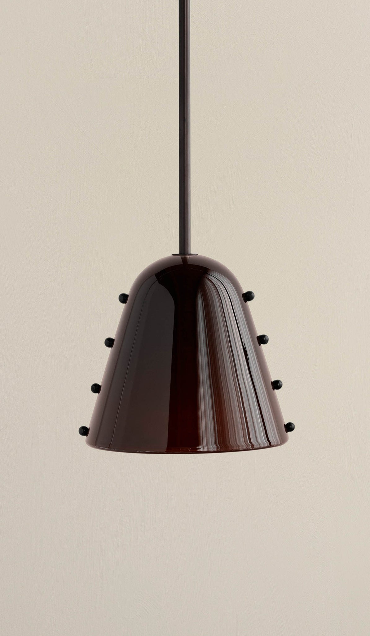 Lola Contemporary Glass Pendant Lamp-Neutral Decor
