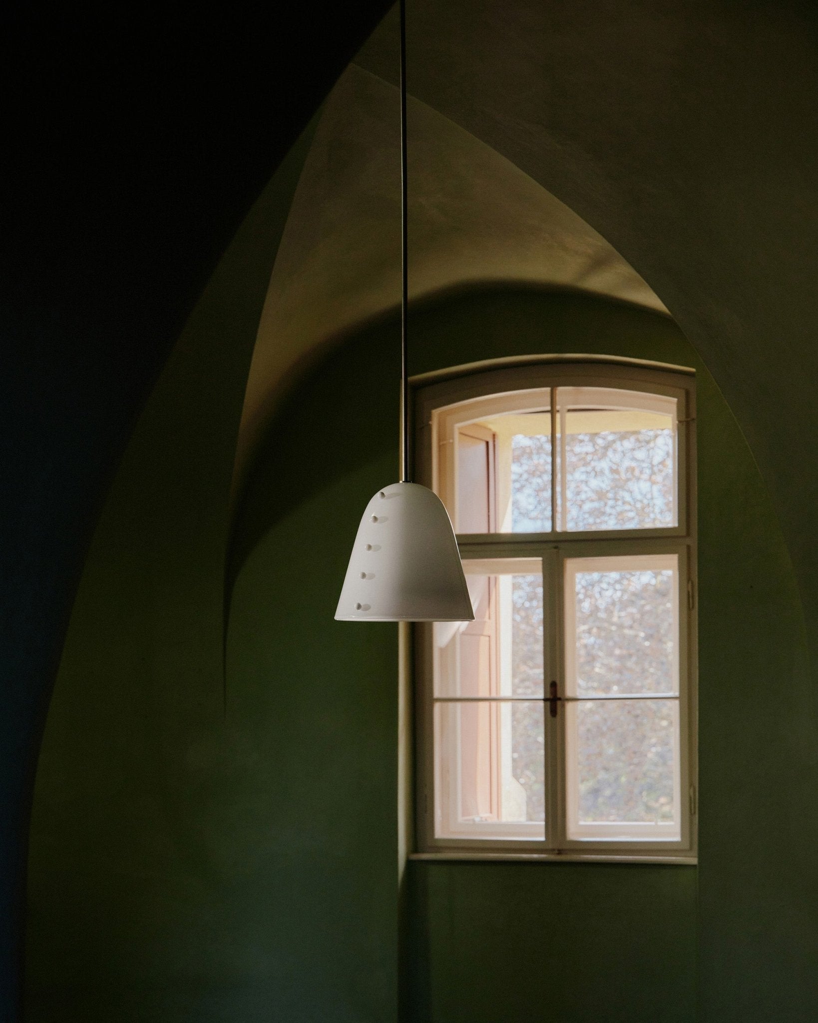 Lola Contemporary Glass Pendant Lamp-Neutral Decor