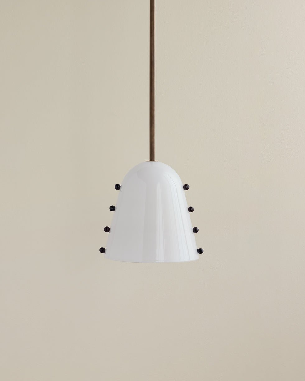 Lola Contemporary Glass Pendant Lamp-Neutral Decor