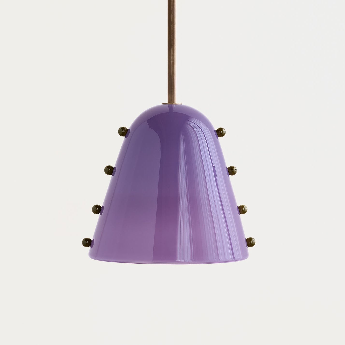 Lola Contemporary Glass Pendant Lamp-Neutral Decor