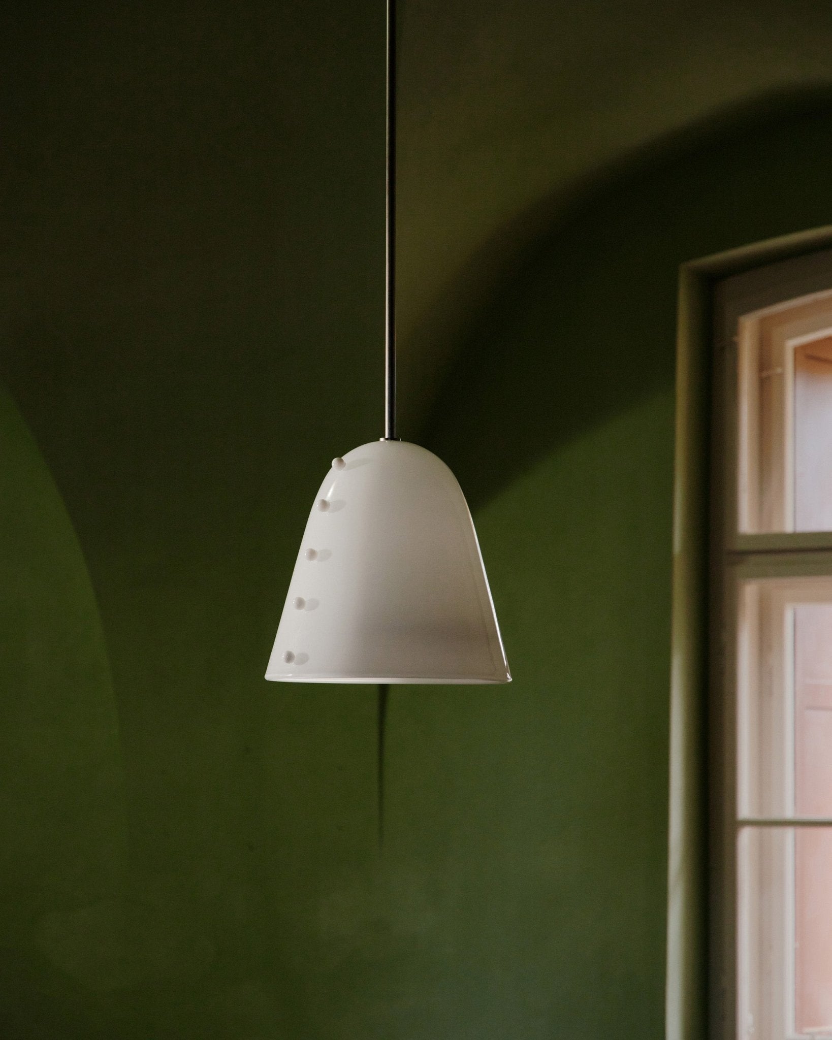 Lola Contemporary Glass Pendant Lamp-Neutral Decor
