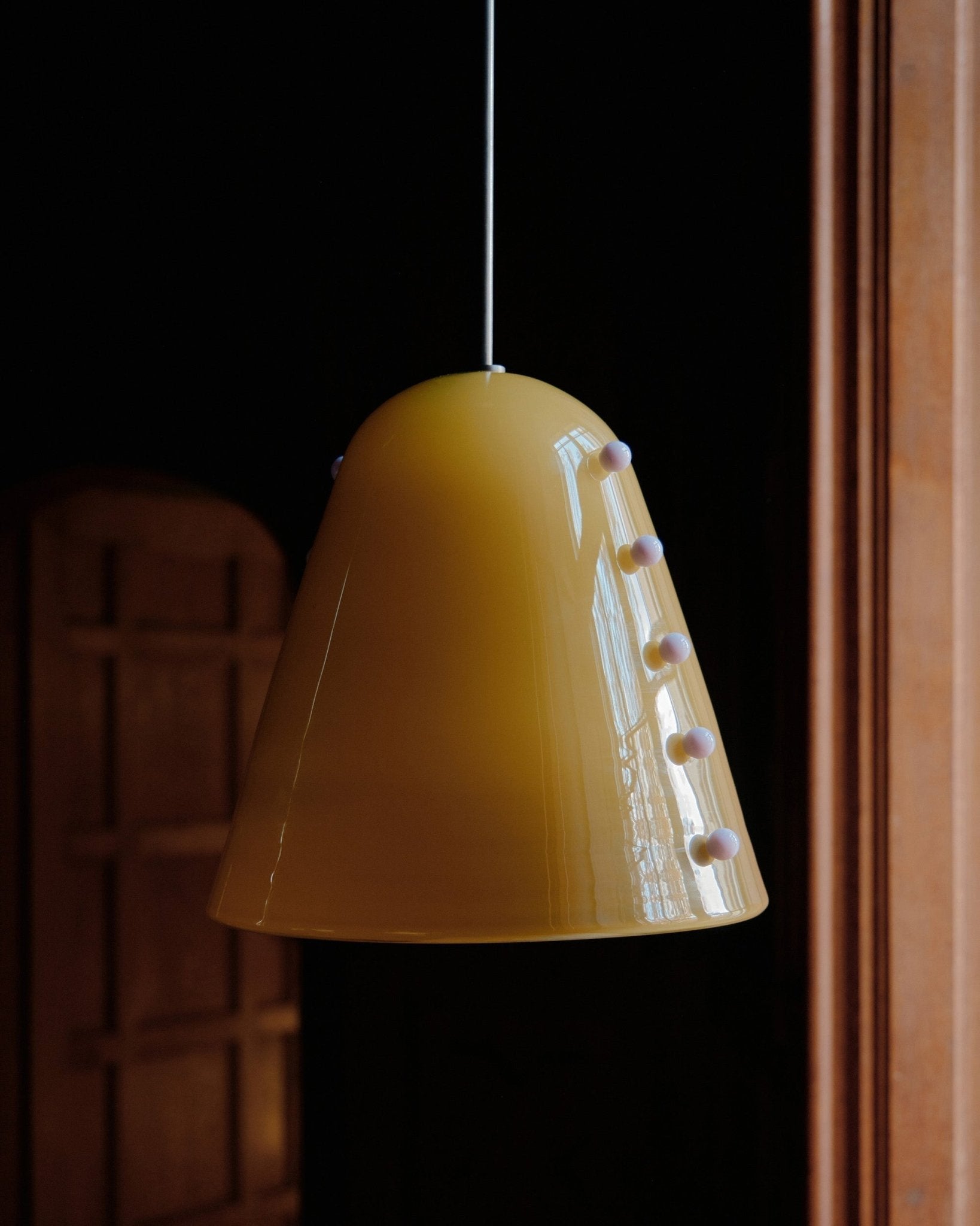 Lola Contemporary Glass Pendant Lamp-Neutral Decor