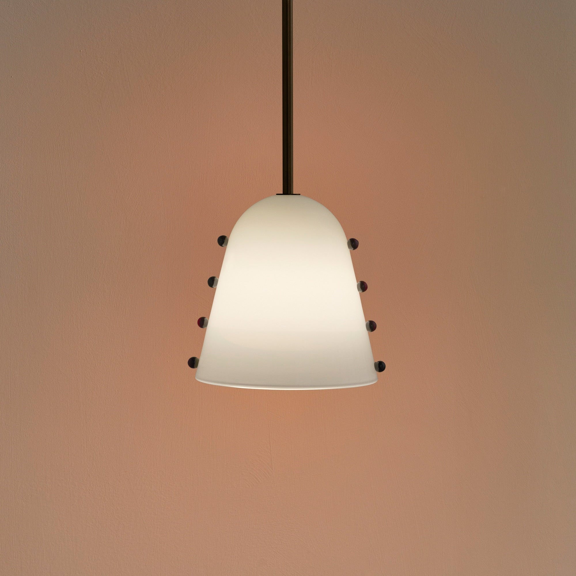 Lola Contemporary Glass Pendant Lamp-Neutral Decor