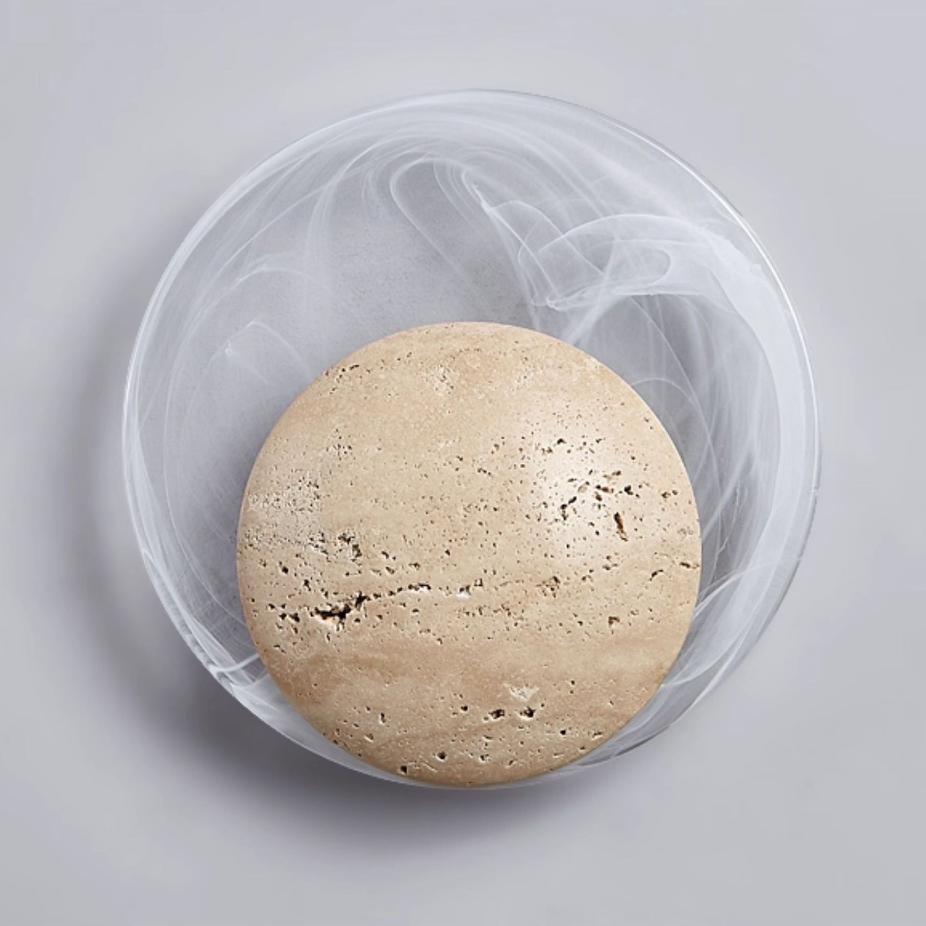 Genesis Travertine Wall Lamp-Neutral Decor