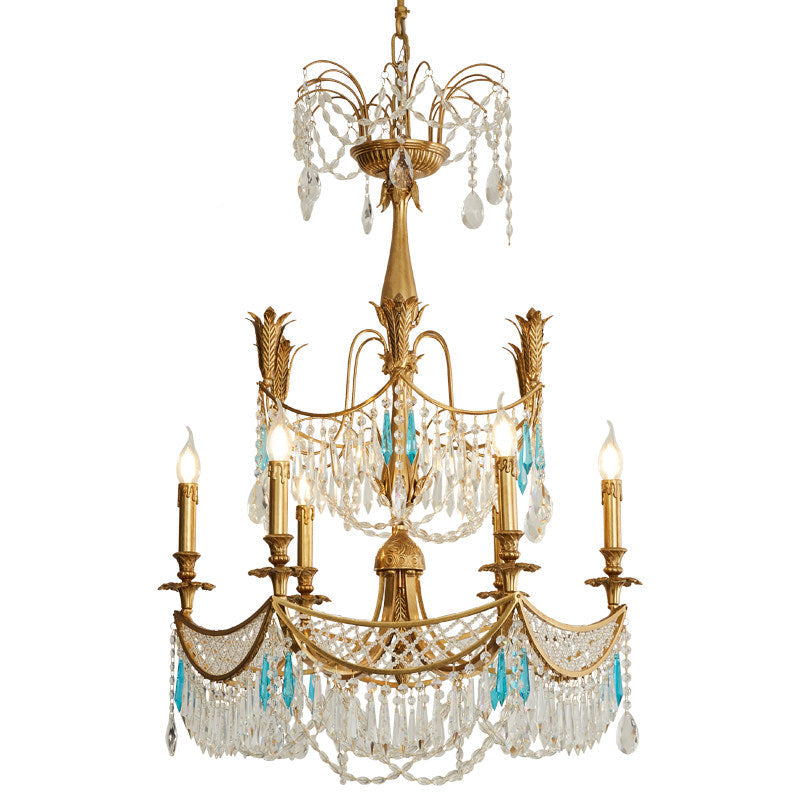 The adjustable hanging chain detail.