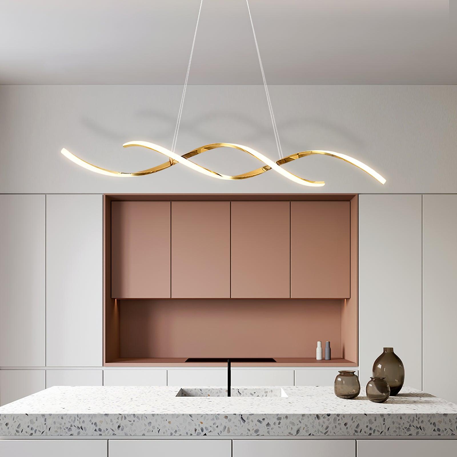 Wavora Gentle Waves Pendant Light-Neutral Decor