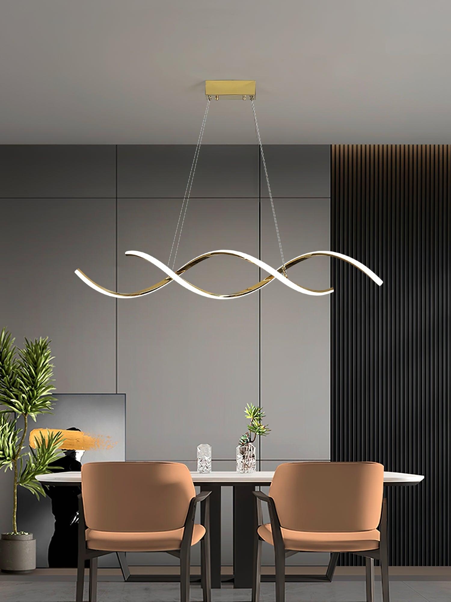 Wavora Gentle Waves Pendant Light-Neutral Decor