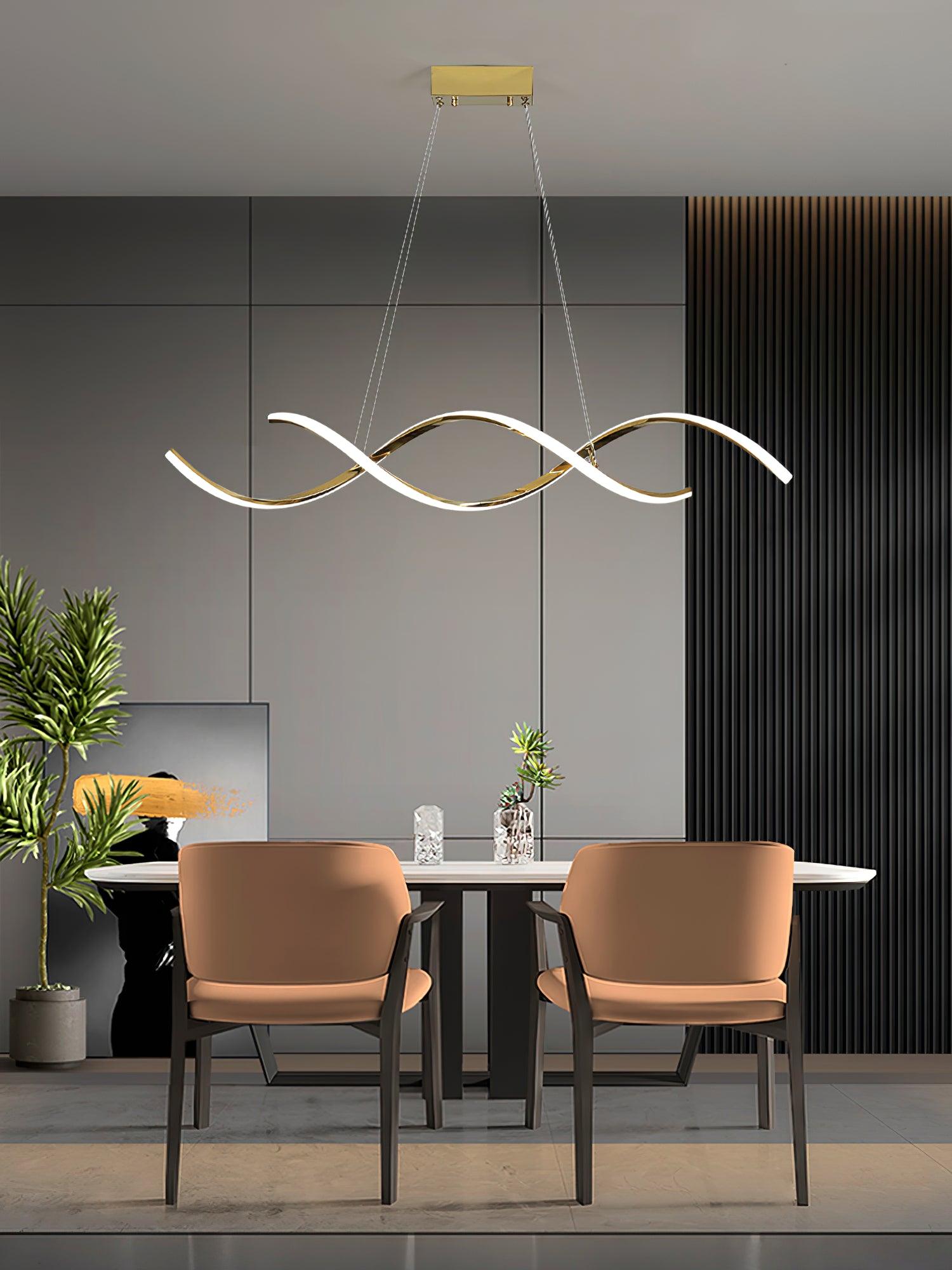 Wavora Gentle Waves Pendant Light-Neutral Decor