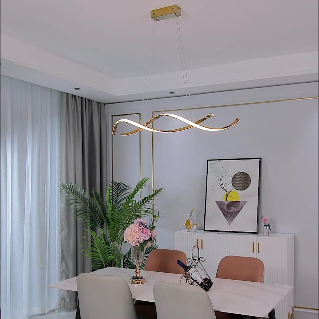 Wavora Gentle Waves Pendant Light-Neutral Decor