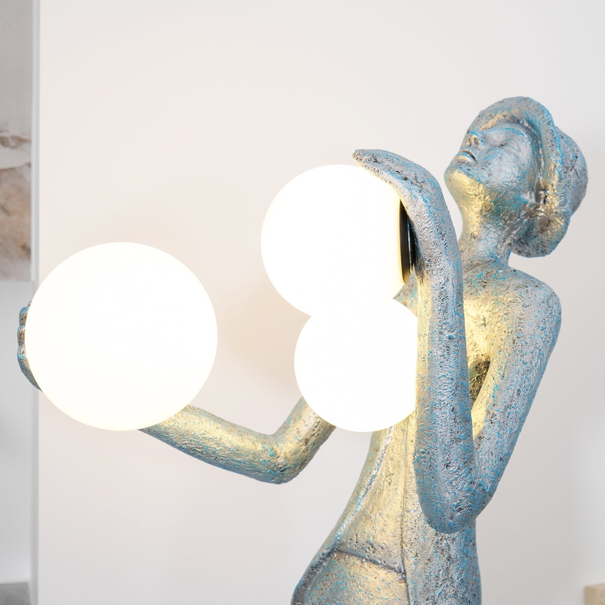 Evlirir Artistic Bronze Floor Lamp-Neutral Decor
