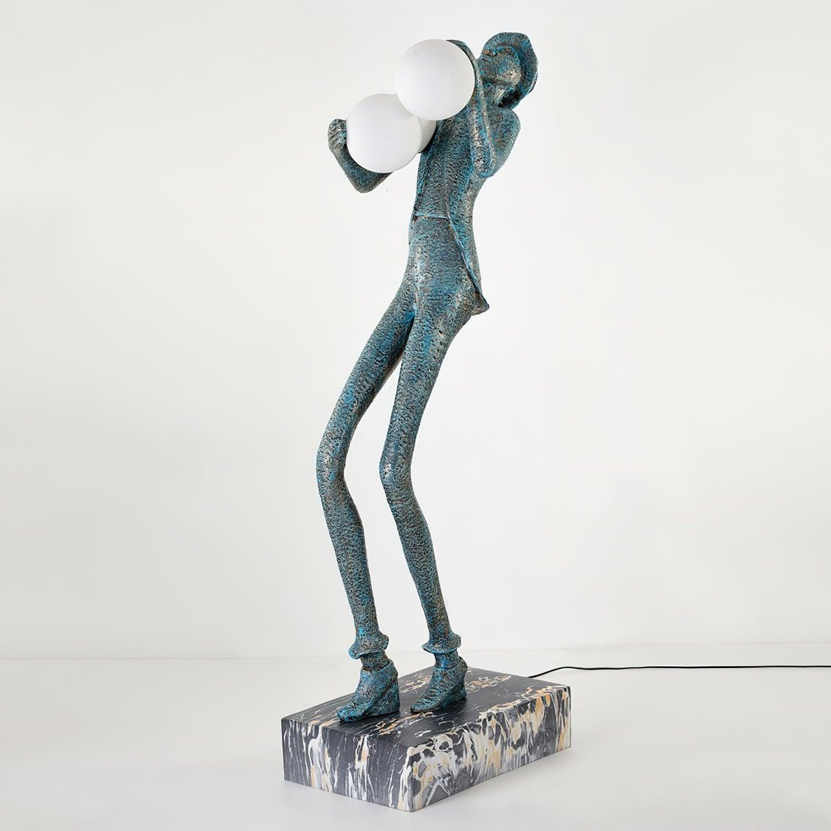 Evlirir Artistic Bronze Floor Lamp-Neutral Decor
