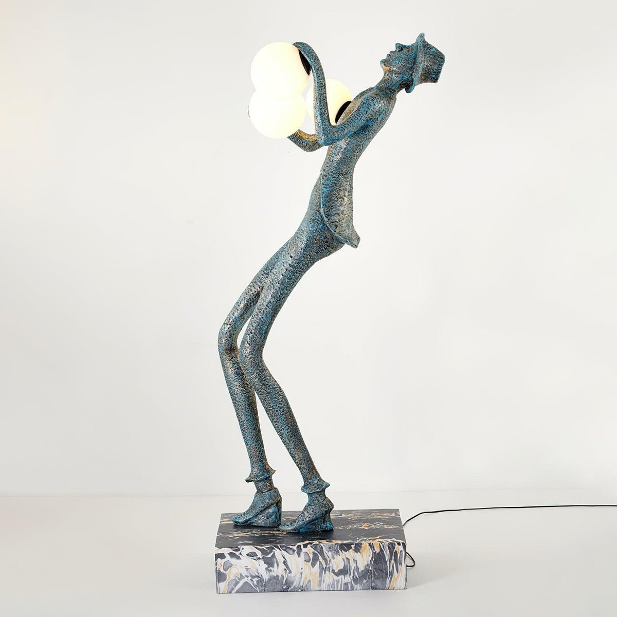 Evlirir Artistic Bronze Floor Lamp-Neutral Decor