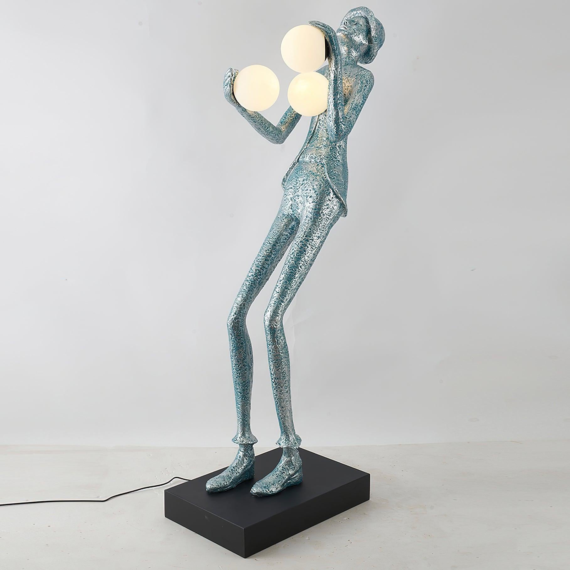 Evlirir Artistic Bronze Floor Lamp-Neutral Decor
