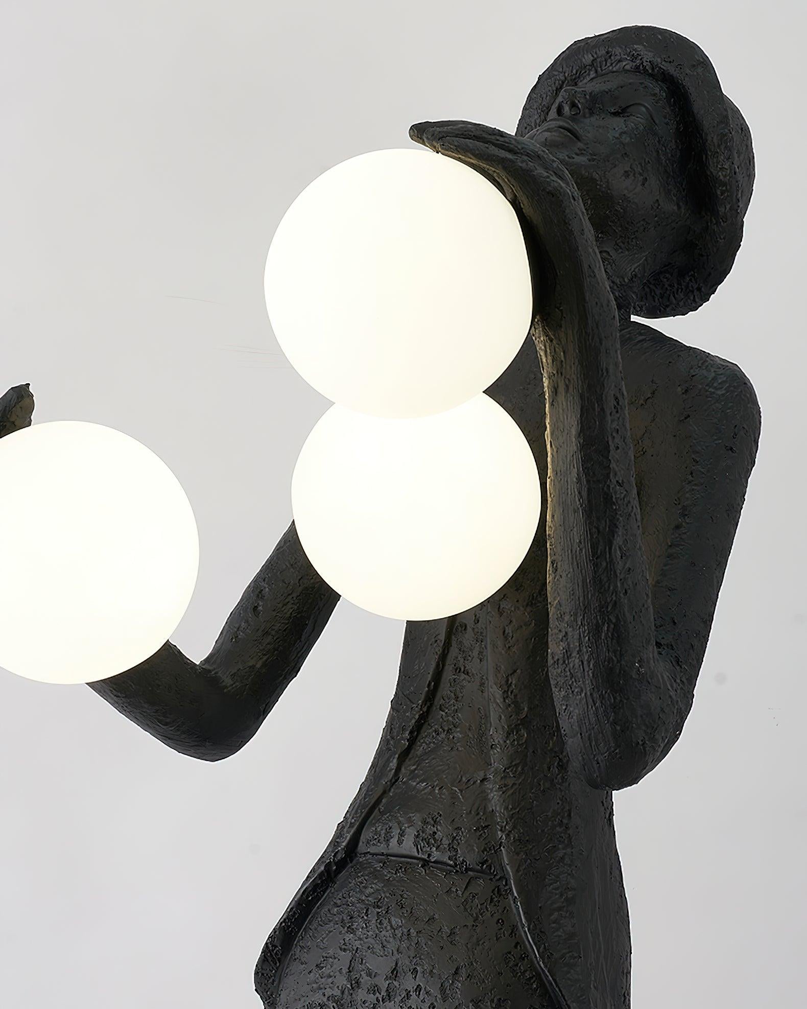 Evlirir Artistic Bronze Floor Lamp-Neutral Decor